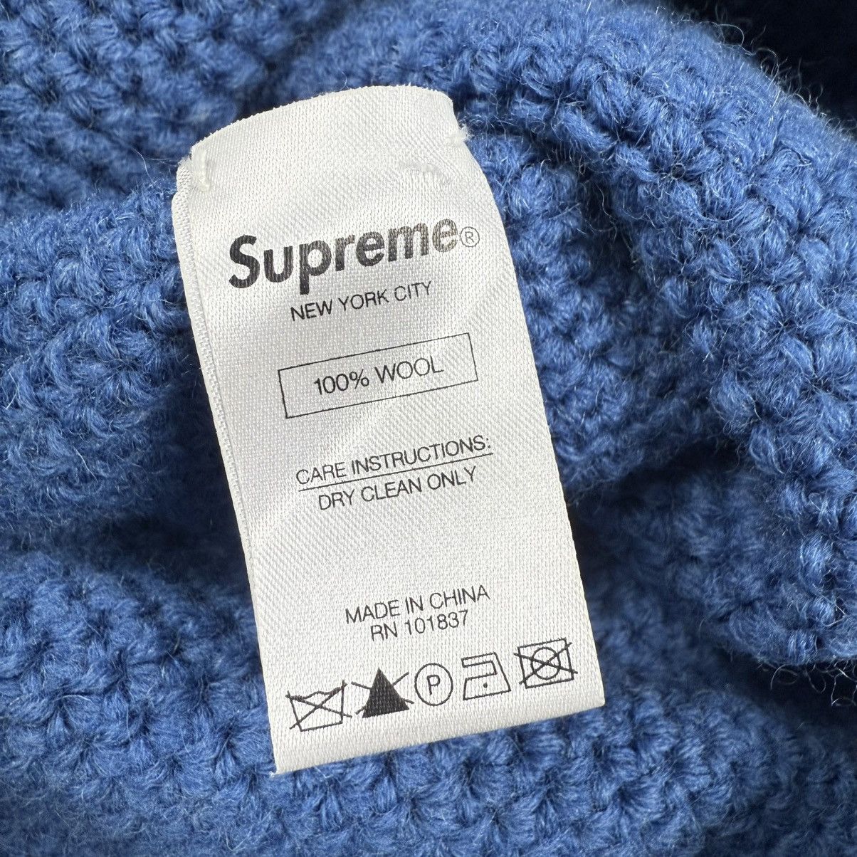 Supreme Supreme F/W16 Two Tone Wool Beanie Size ONE SIZE - 4 Thumbnail