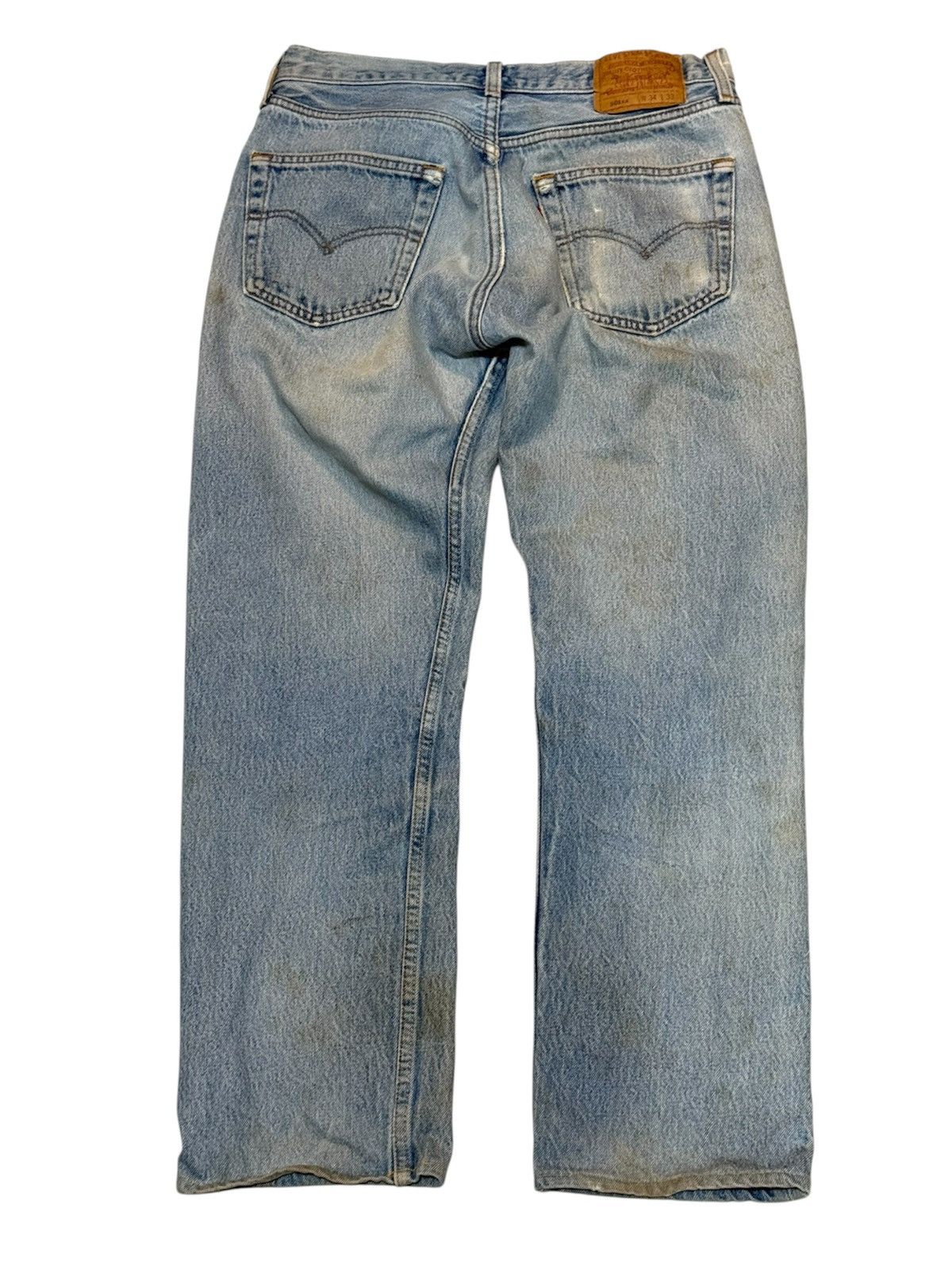 Levi's Distressed Vintage 90s Levi’s 501 Denim Jeans Size US 31 - 2 Thumbnail