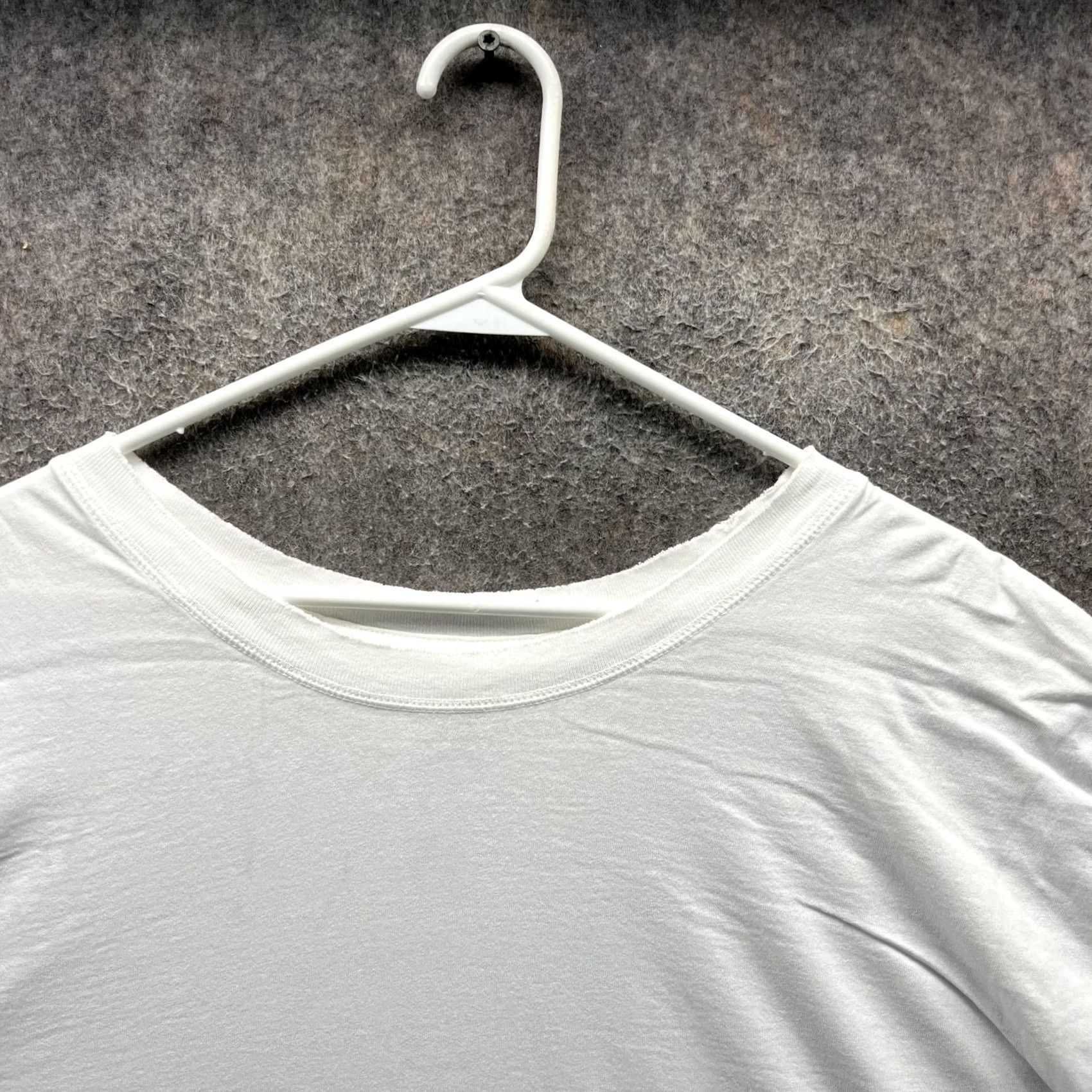 Free People Free People Movement Shirt Womens Medium White High Low Hem Relaxed Top Shirt Size M / US 6-8 / IT 42-44 - 7 Thumbnail