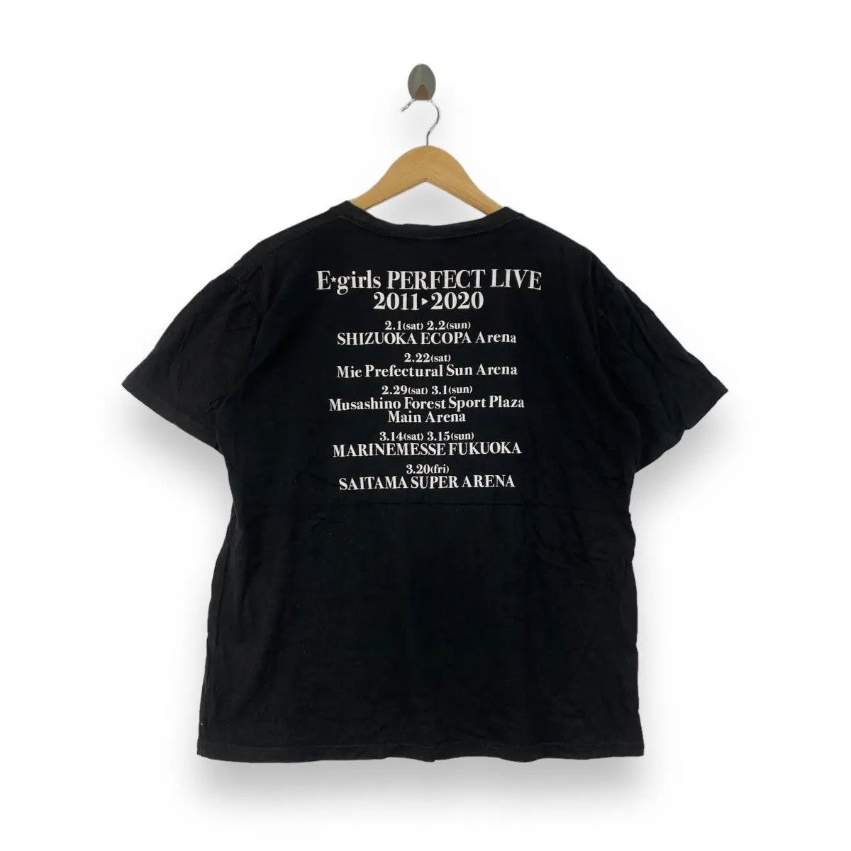 Vintage E-GIRLS EXILE GIRLS Japan Idol Dance Group Last Tour Tee Size US L / EU 52-54 / 3 - 3 Thumbnail