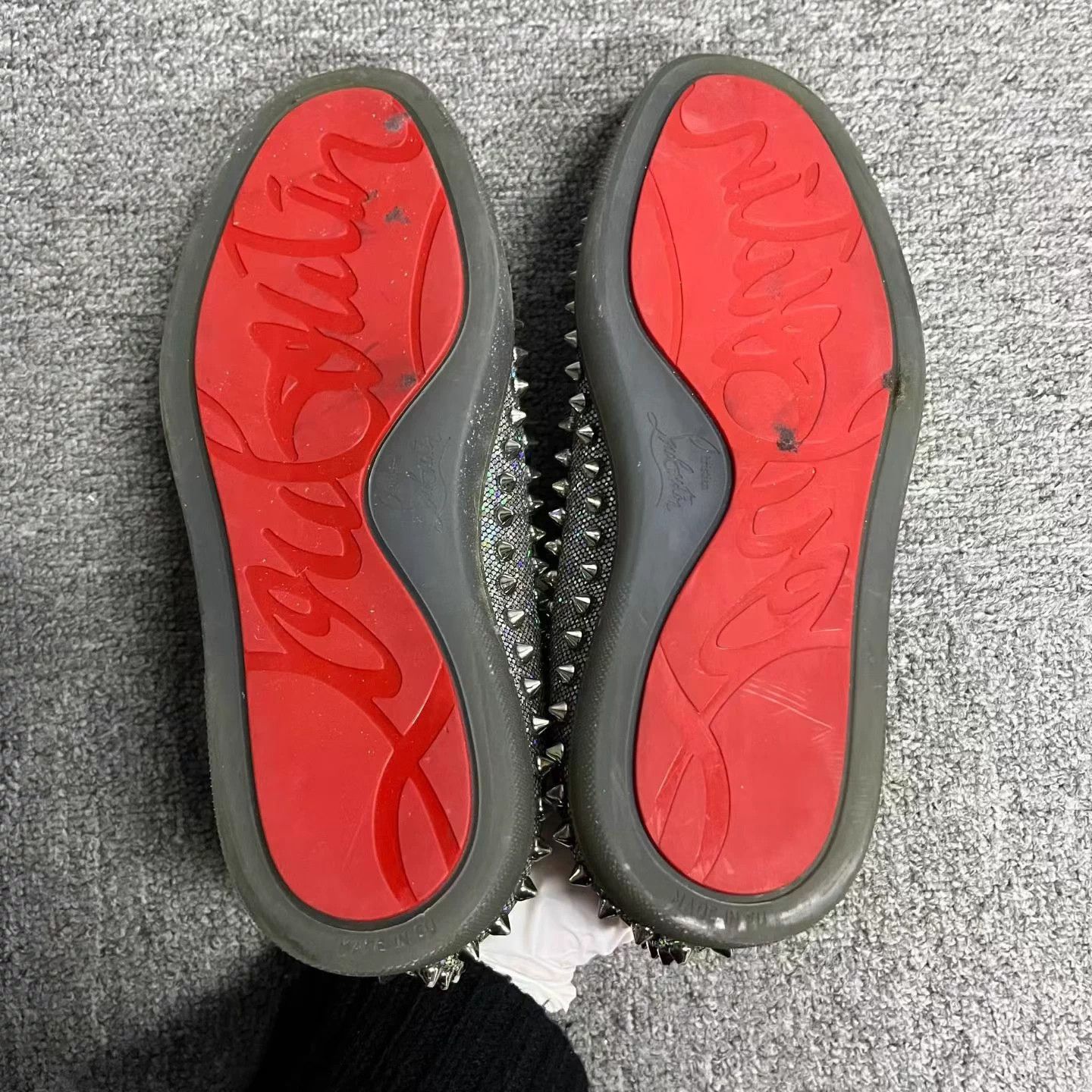 Christian Louboutin Christian Louboutin Studded Round Toe Slip-On 39 Hot New Size US 8 / IT 38 - 5 Thumbnail