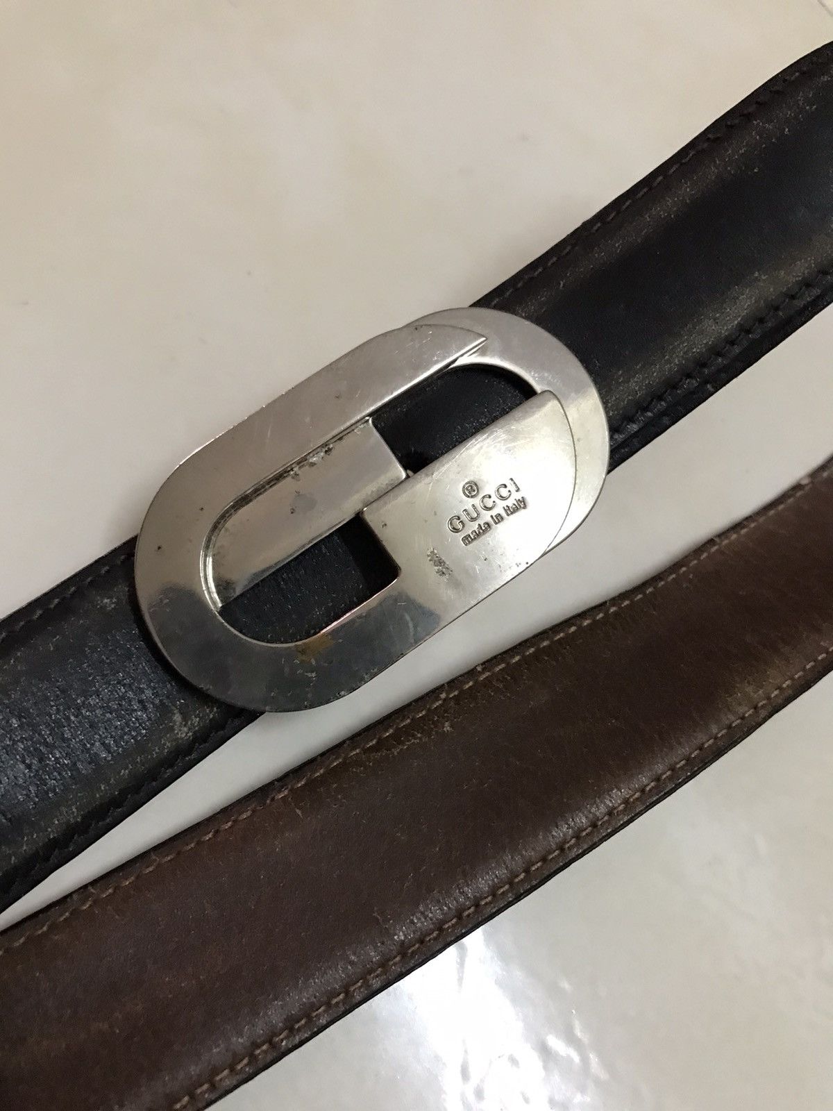 Gucci Vintage Gucci Rectangle GG Belt Size ONE SIZE - 7 Thumbnail