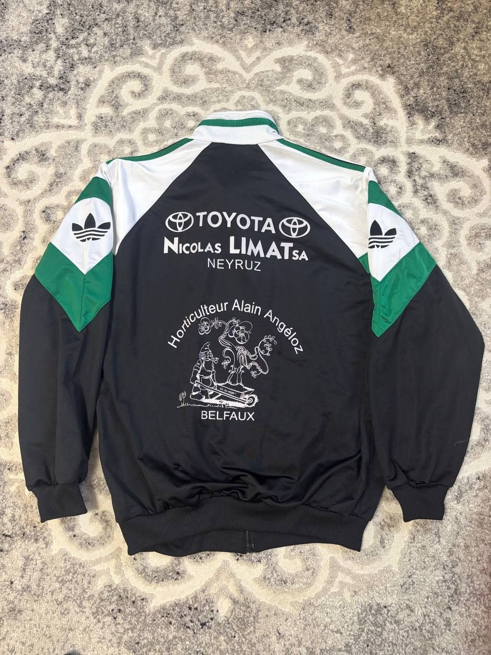 Adidas Vtg 90s Adidas Trefoil FC Neyruz Track Jacket L Size US L / EU 52-54 / 3 - 4 Thumbnail