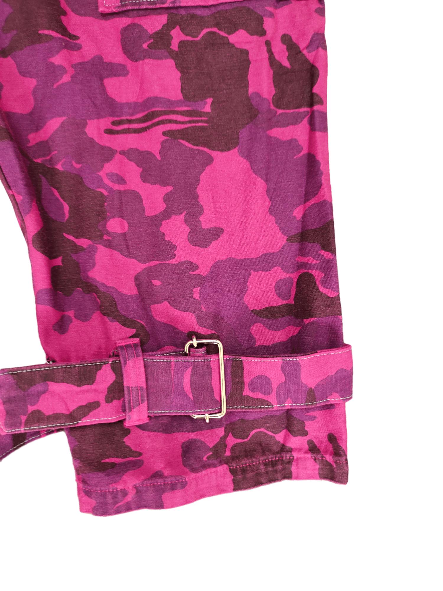 If Six Was Nine Japanese Brand 1409 Bondage Zipper Camo Fatigue Cropped Size US 29 - 7 Thumbnail