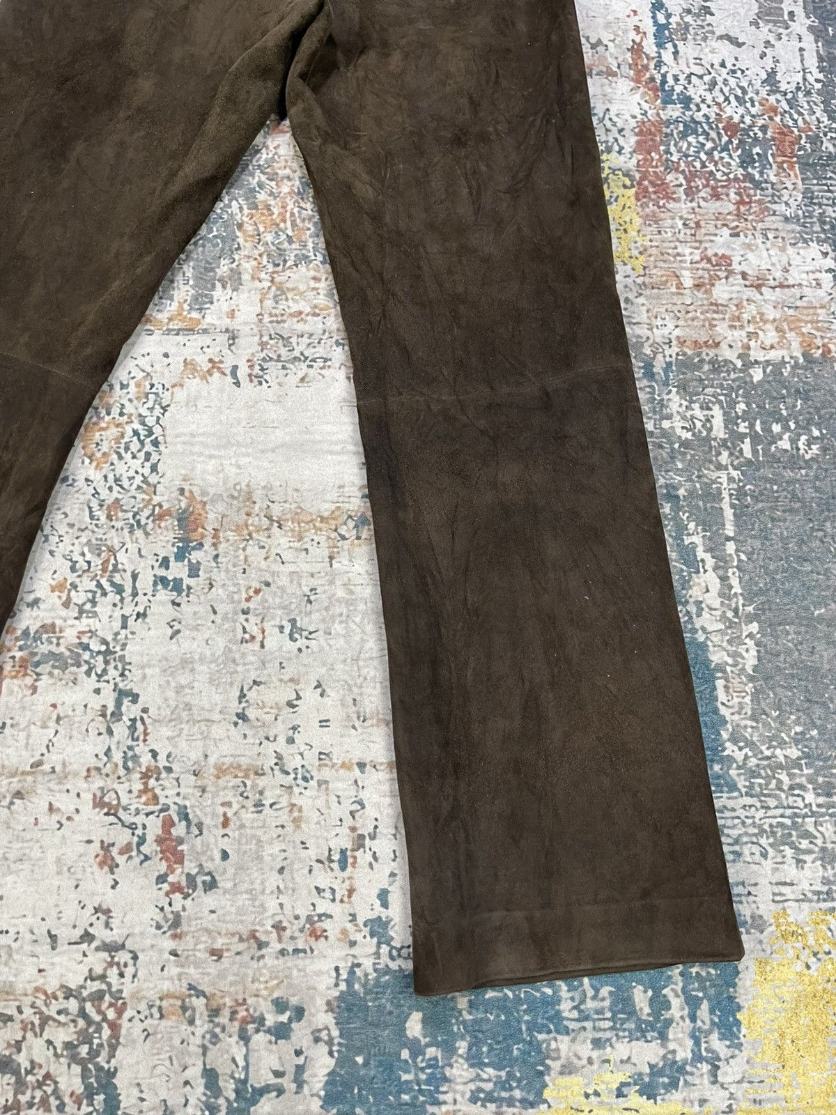 Katharine Hamnett London Katharine Hamnett Sheepskin Suede Leather Pants Size 28" / US 6 / IT 42 - 9 Thumbnail