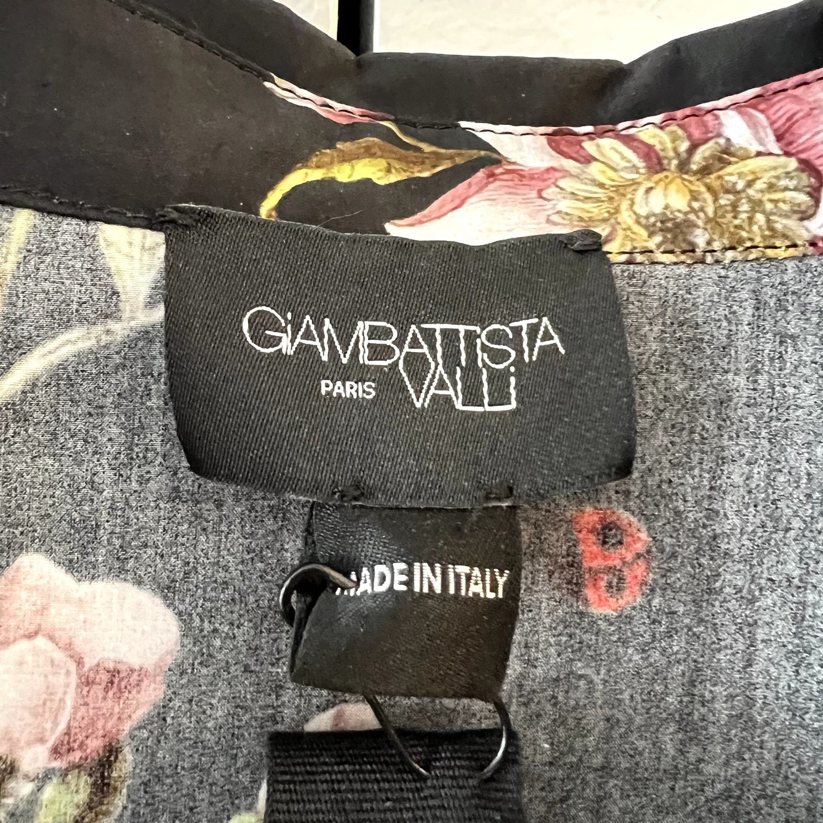 Giambattista Valli Giambattista Valli Paris black floral button down shirt Size XXL / US 16-18 / IT 52-54 - 3 Thumbnail