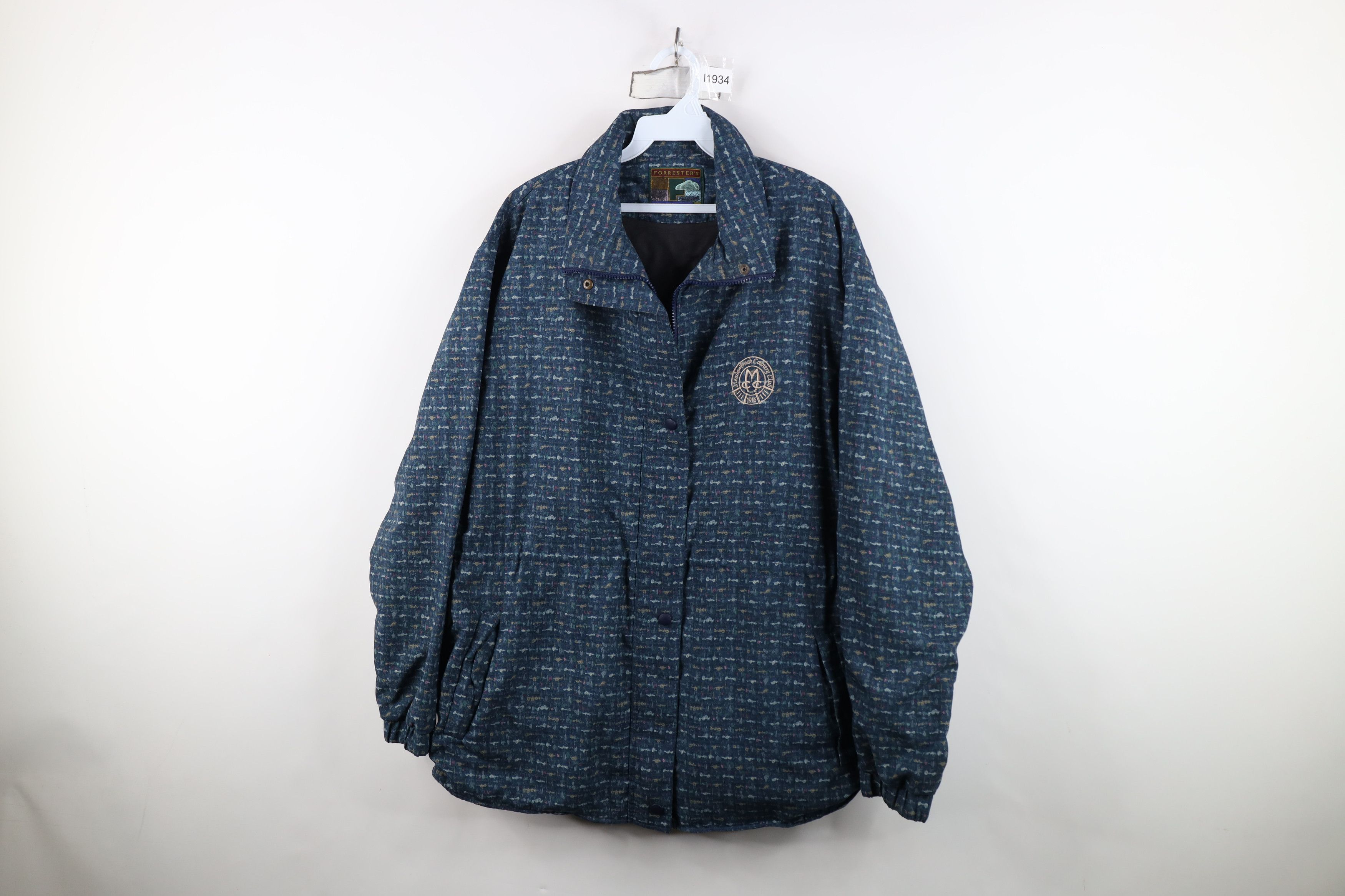 Vintage Vintage 90s Streetwear Golf Rain Windbreaker Jacket USA Size US L / EU 52-54 / 3 - 1 Thumbnail