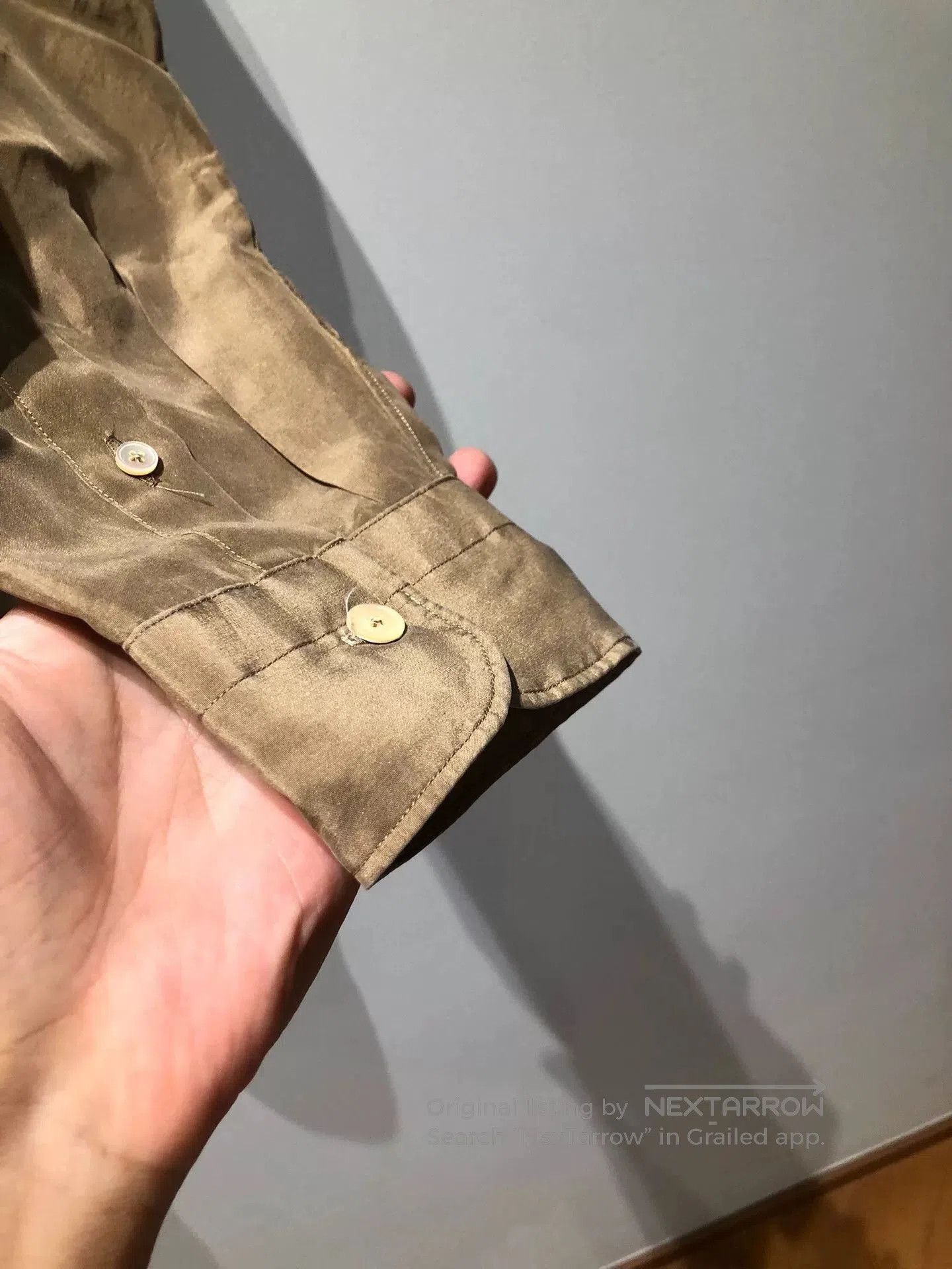 Comoli COMOLI Japan Silk Shirt. Size US L / EU 52-54 / 3 - 6 Thumbnail