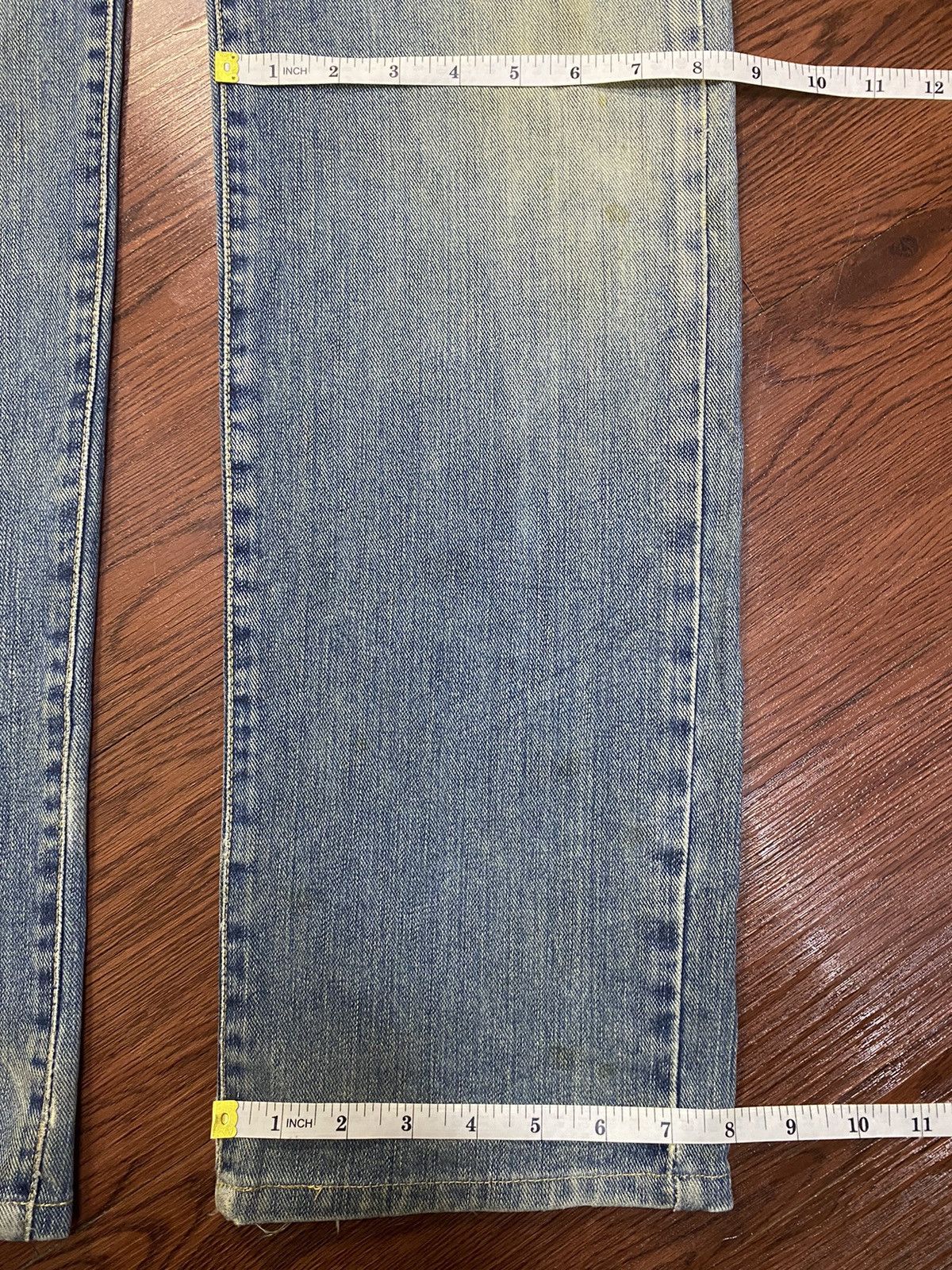 Other Vintage Edwin authentic entic Faded Wash Distressed Jeans Size US 29 - 12 Thumbnail