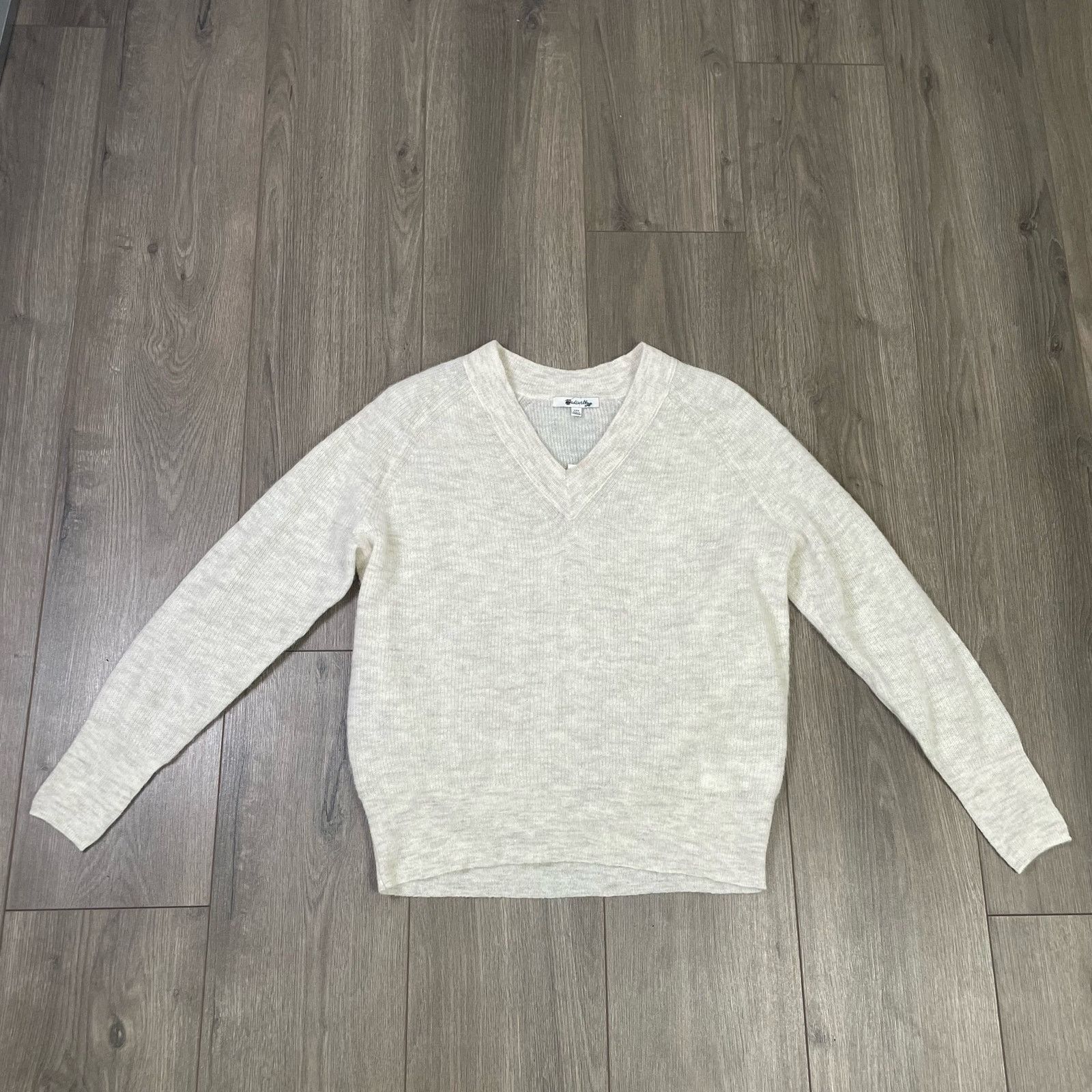 Madewell Madewell Ginny V Neck Oversized Sweater US Women's XXS Size XXS / US 00 / IT 34 - 1 Thumbnail