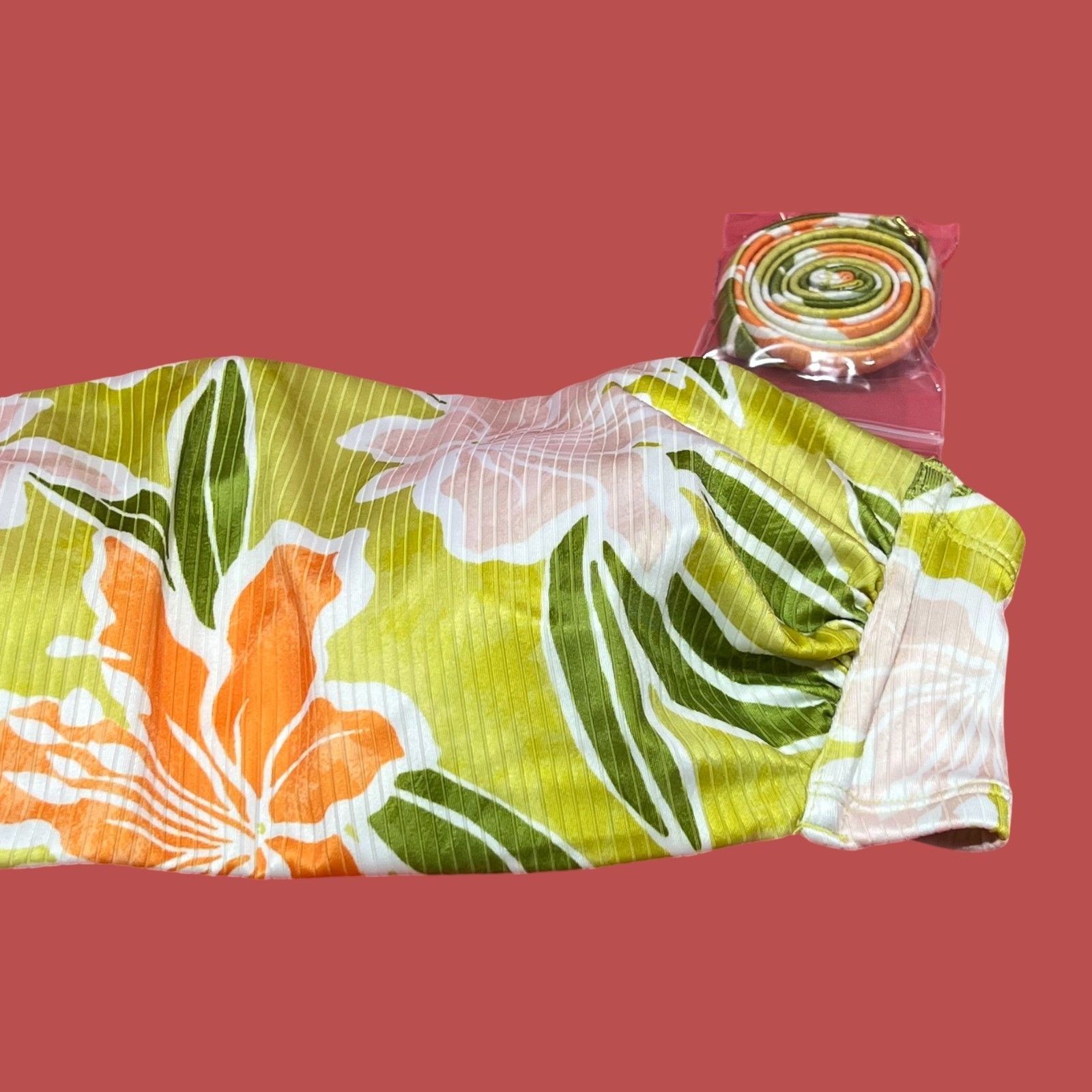 Other Shade & Shore - Women's Ribbed Hidden Underwire Bandeau Biki Size ONE SIZE - 16 Thumbnail