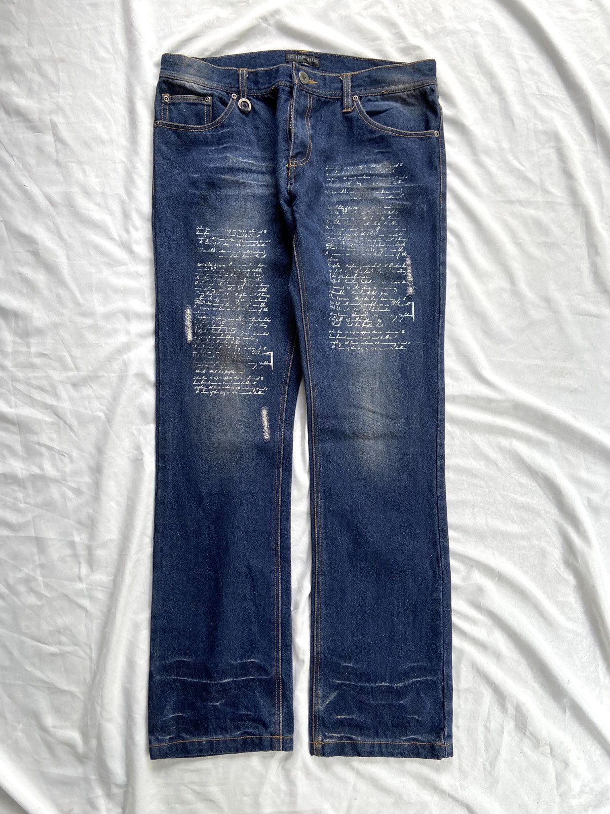 image of If Six Was Nine x In The Attic Write Archive Denim Pants in Blue, Men's (Size 34)