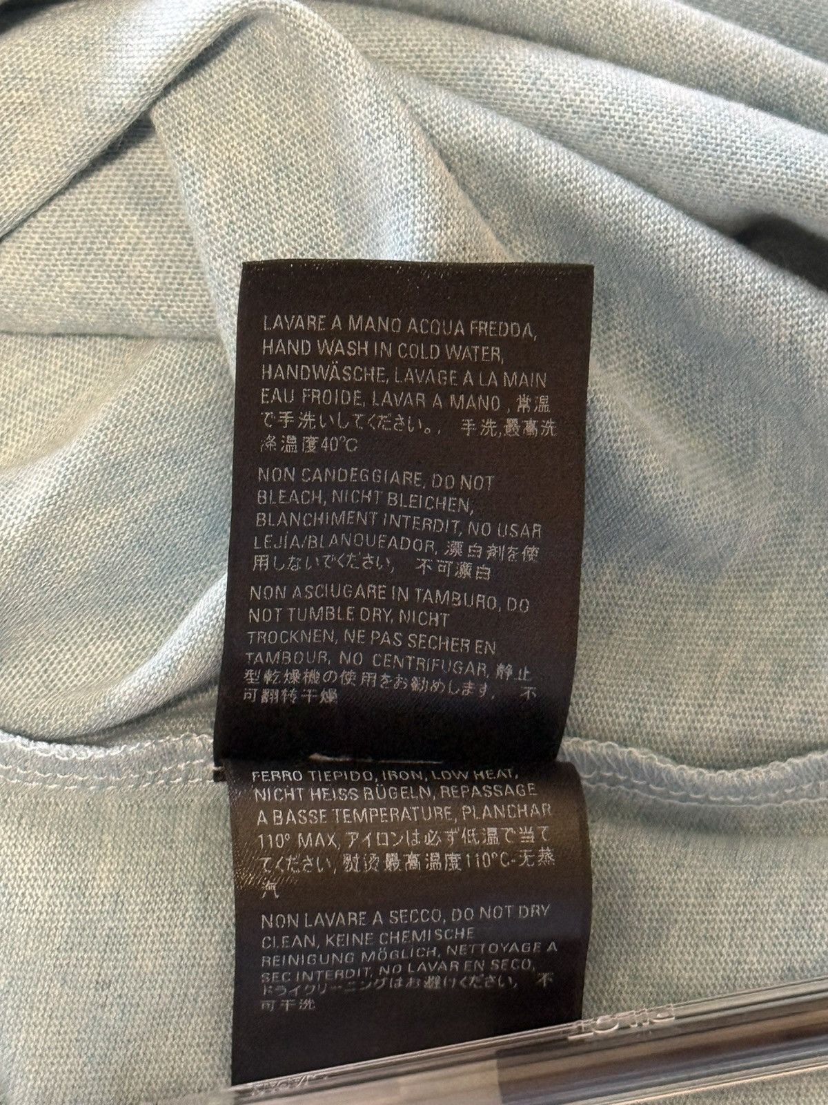 Balenciaga Balenciaga sky blue t shirt Size US M / EU 48-50 / 2 - 8 Thumbnail