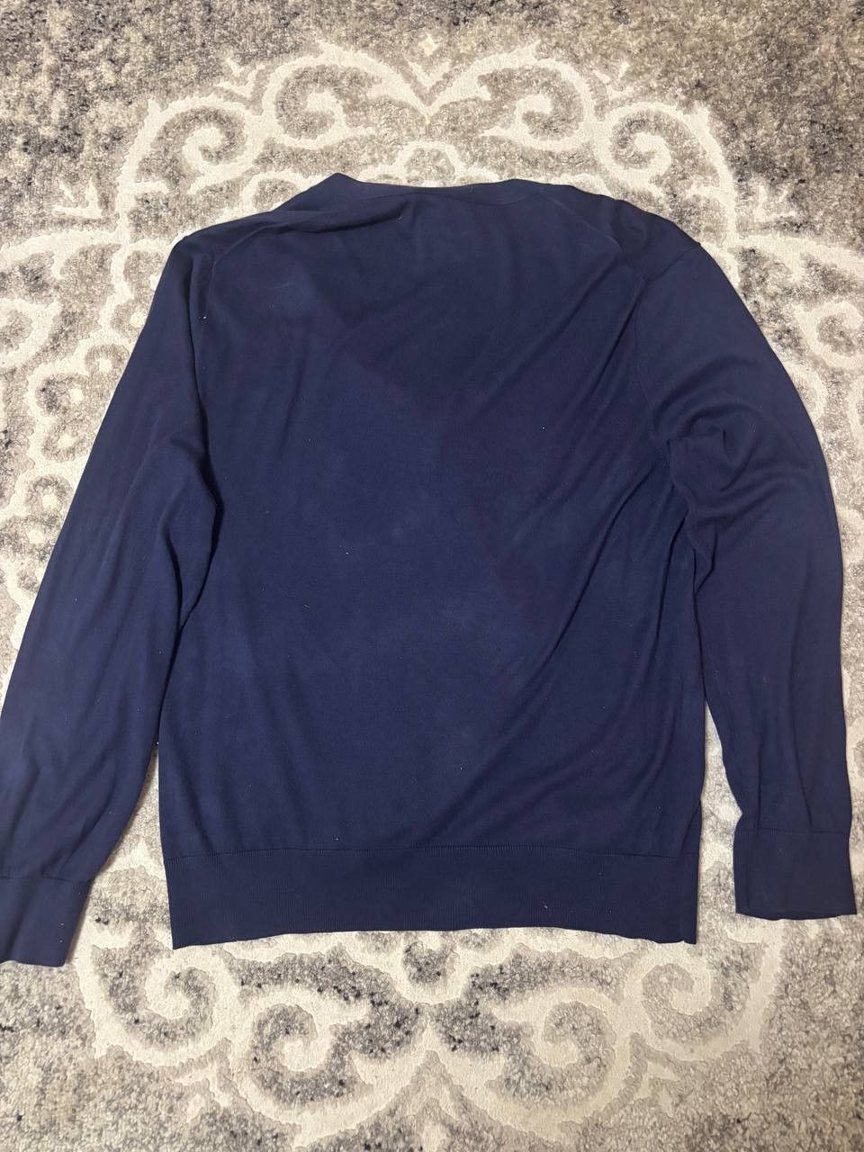 Polo Ralph Lauren Polo Ralph Lauren Pima Cotton Cardigan – Navy – Size L Size US L / EU 52-54 / 3 - 5 Thumbnail