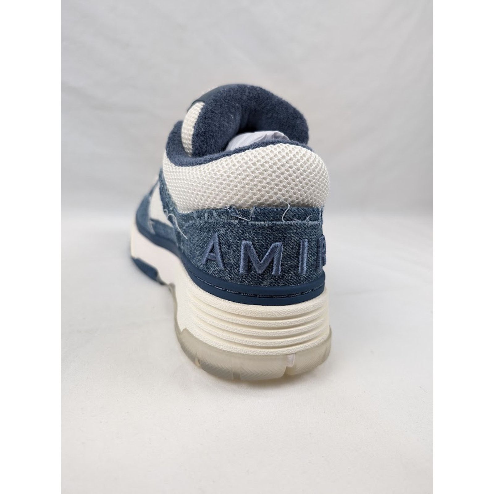 Amiri o1rshd1 Vintage Denim MA-1 Sneakers in Washed Indigo Size US 7 / EU 40 - 10 Thumbnail
