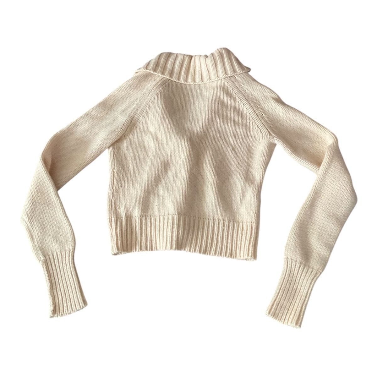 Theory Theory Sweater Women Cream Large Wool Cashmere Size L / US 10 / IT 46 - 4 Thumbnail