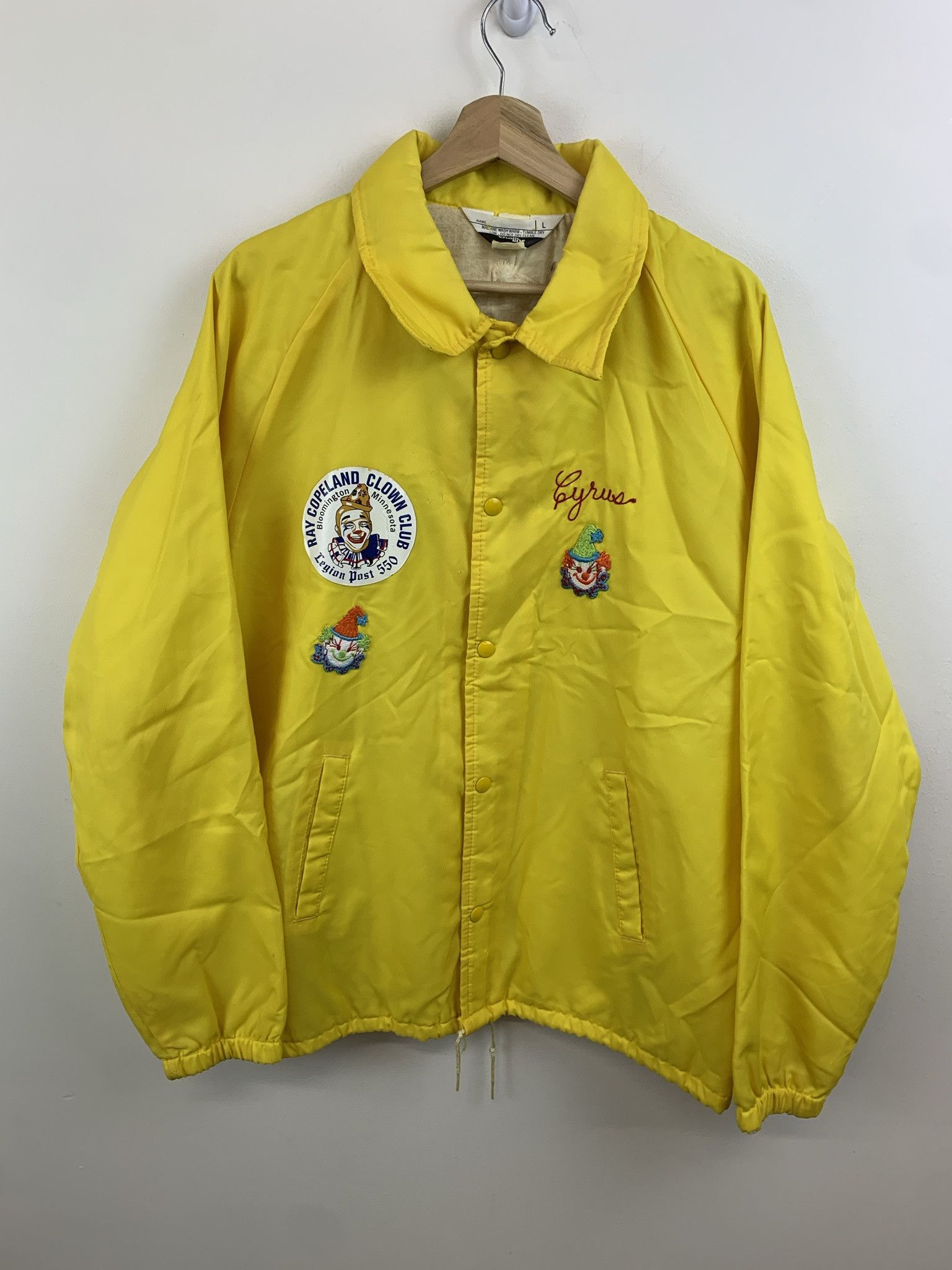 Vintage Vintage 1990s Clown Club Cyrus Windbreaker Jacket Size L Size US L / EU 52-54 / 3 - 1 Thumbnail