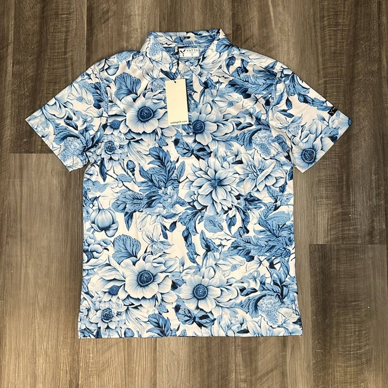 Other Yatta Golf Floral Celadon Polo - Small Size US S / EU 44-46 / 1 - 2 Thumbnail