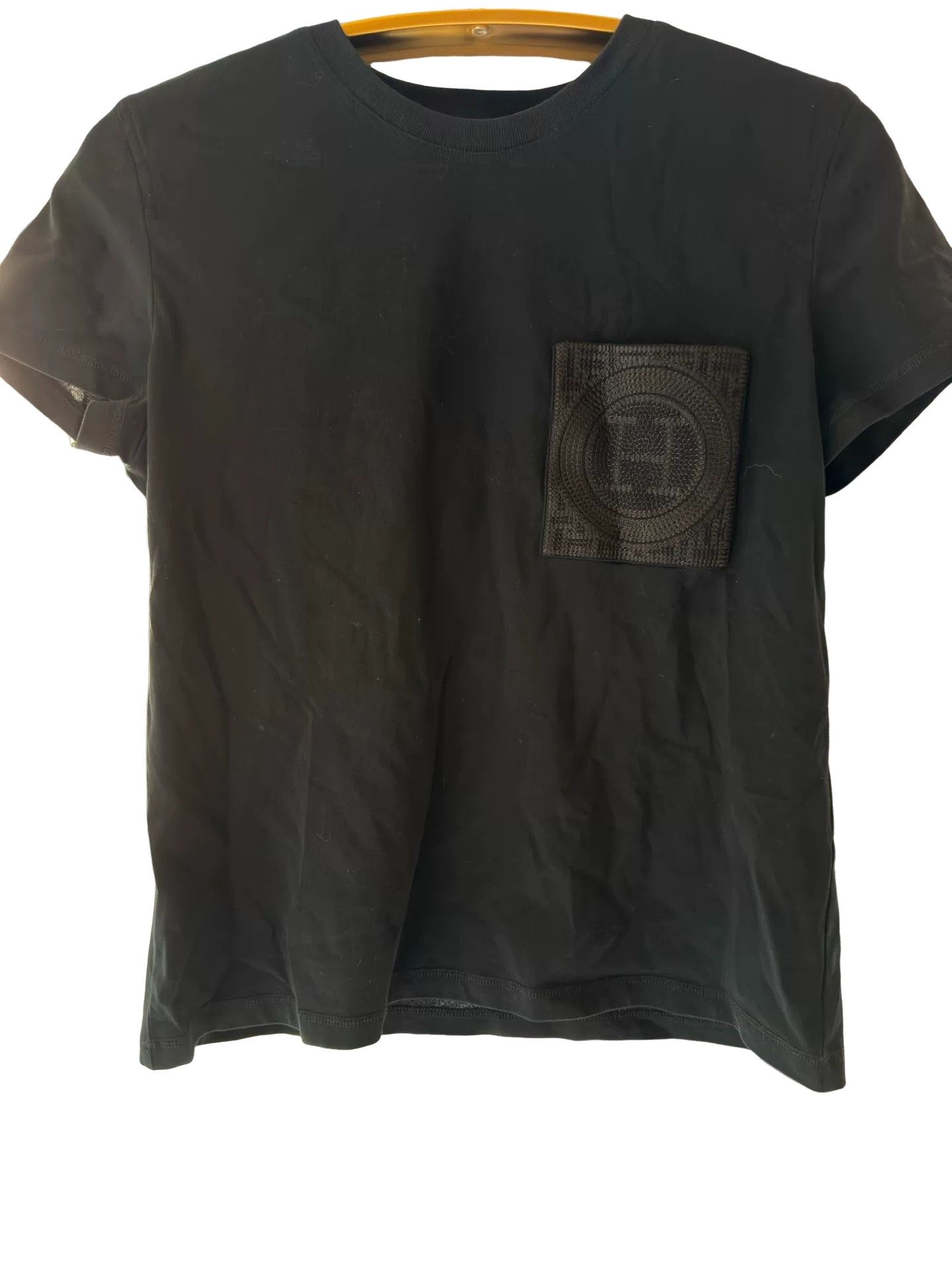 Hermes Hermes H Embroidered Pocket T-Shirt Size 40 Size US XXS / EU 40 - 1 Thumbnail