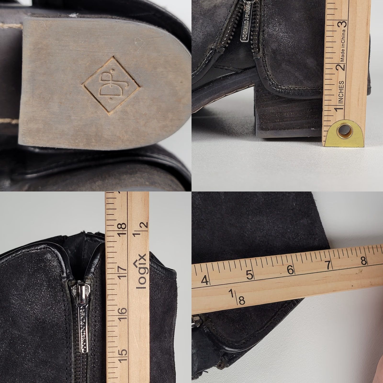 Donald Pliner Donald J Pliner Devi4 Boot Women's Size 7 M Black Leather Cowboy Western Size US 7 / IT 37 - 9 Thumbnail