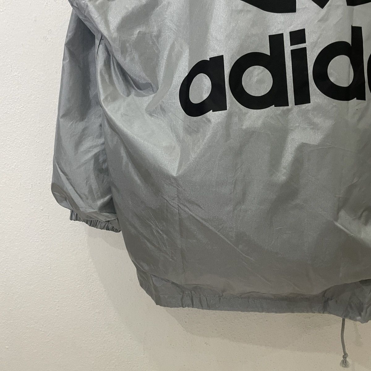 Adidas Vintage 90s Adidas Big Logo Long Jacket Size US XL / EU 56 / 4 - 3 Thumbnail