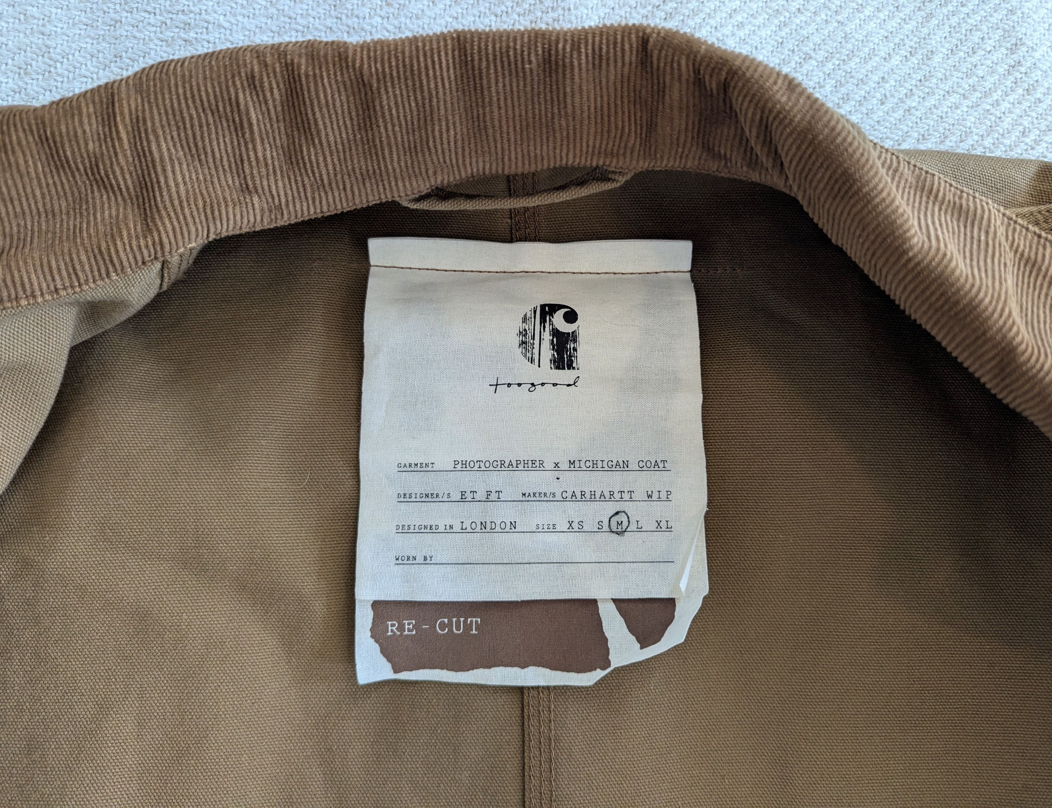 Carhartt Wip (x Toogood) Michigan Photographer Jacket - Rare! Size US M / EU 48-50 / 2 - 12 Thumbnail