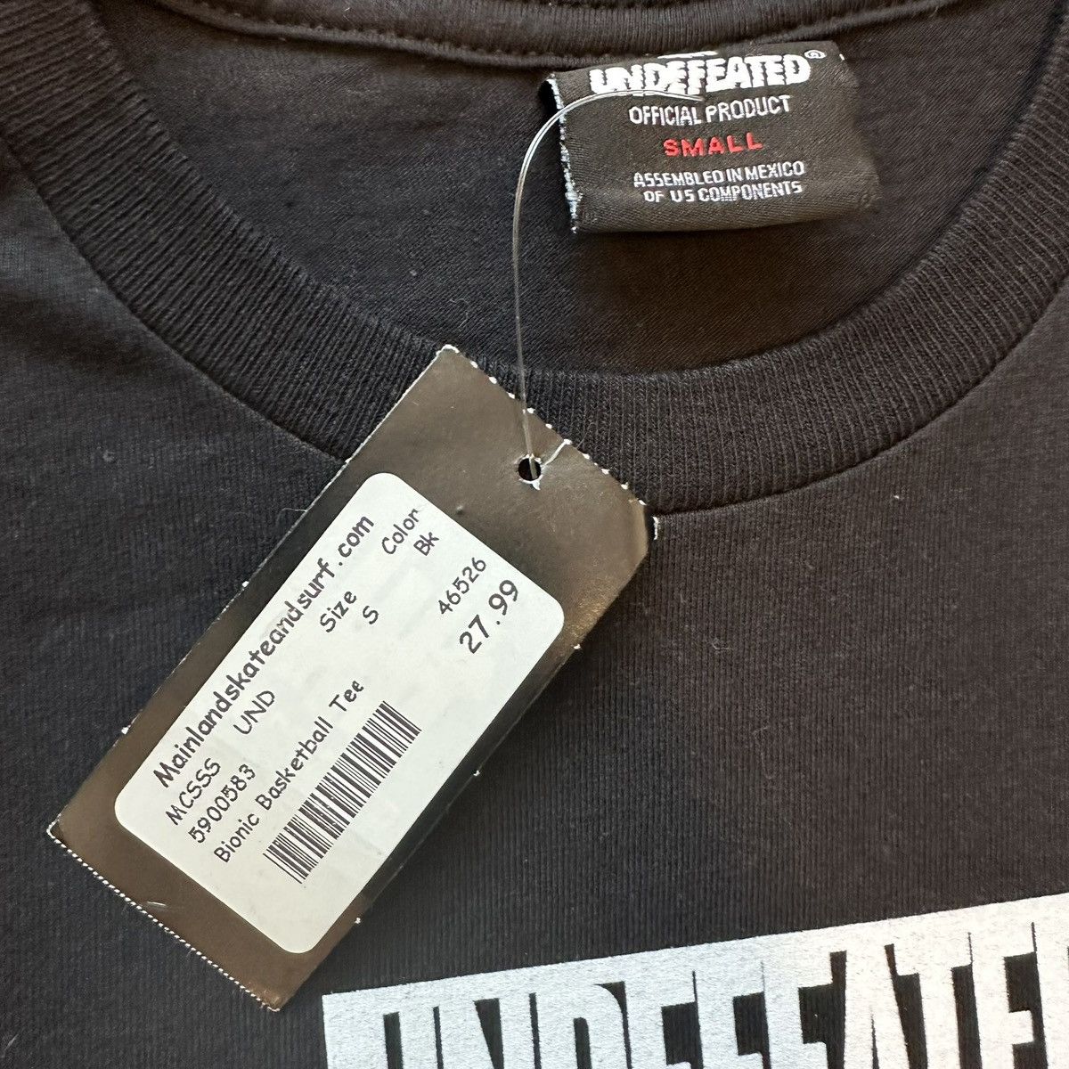 Undefeated Undefeated Bionic Basketball Graphic Tee Black Red Brand New Size US S / EU 44-46 / 1 - 5 Thumbnail