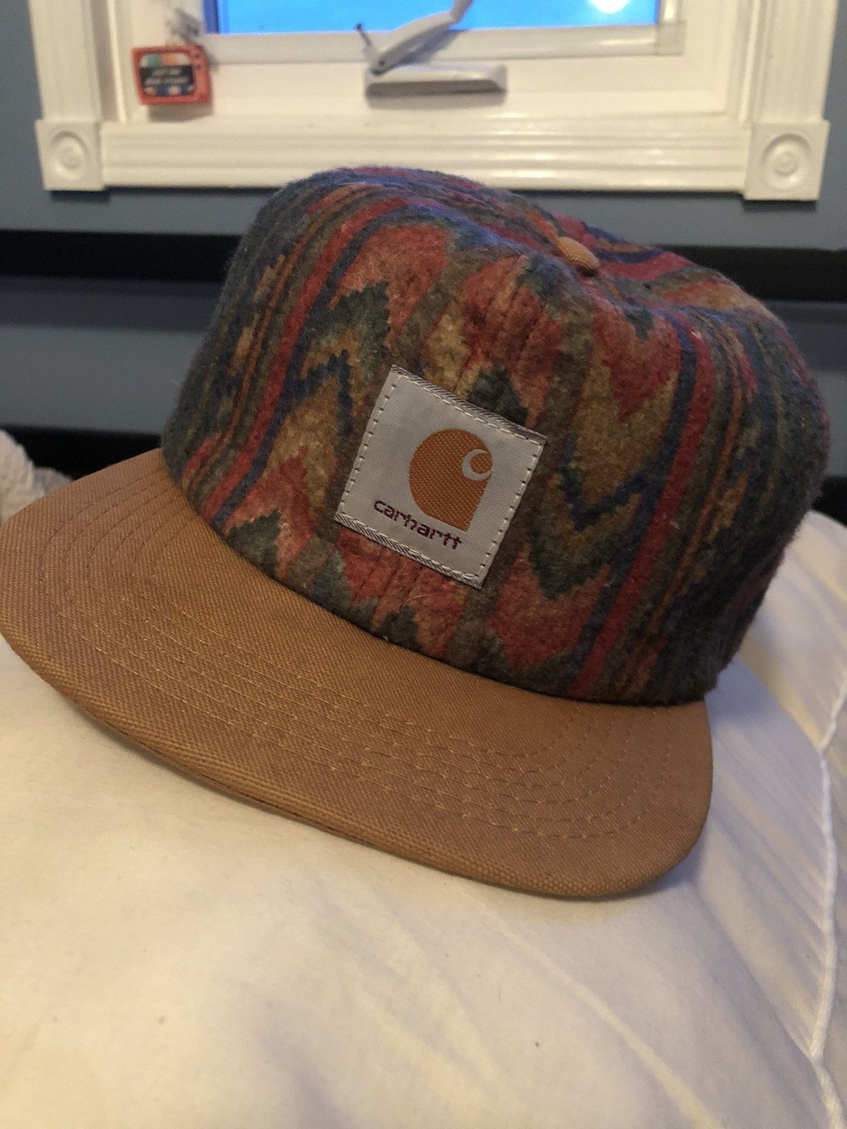 Carhartt CARHARTT AZTEC SOUTHWESTERN WOOL HAT - MADE 1994 - DEADSTOCK Size ONE SIZE - 1 Thumbnail