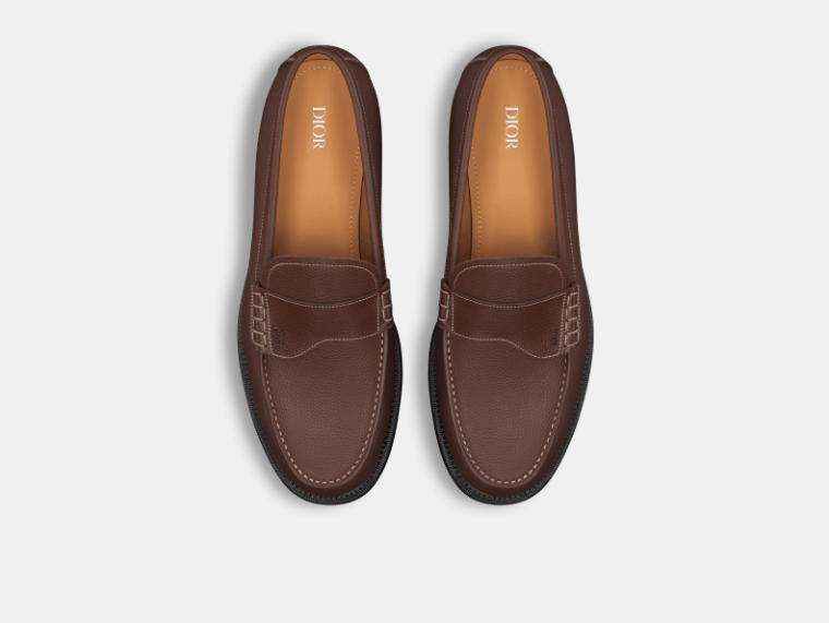 Dior o1w1db10426 3LO146 Granville Loafers in Brown Size US 13 / EU 46 - 3 Thumbnail