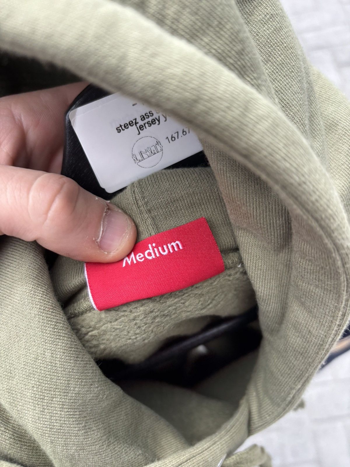 Supreme Supreme jersey hoodie Size US M / EU 48-50 / 2 - 8 Thumbnail