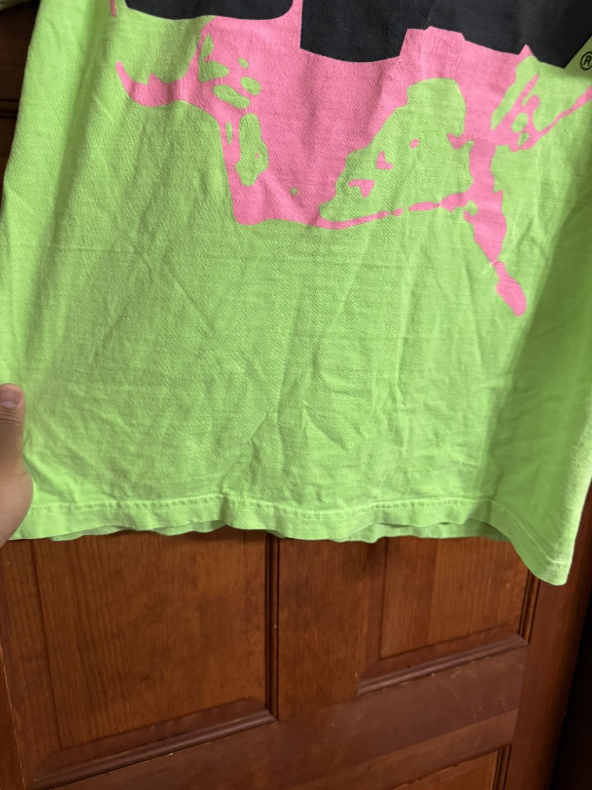 HELLSTAR Hellstar Jesus Neon T shirt Size Medium Size US M / EU 48-50 / 2 - 4 Thumbnail