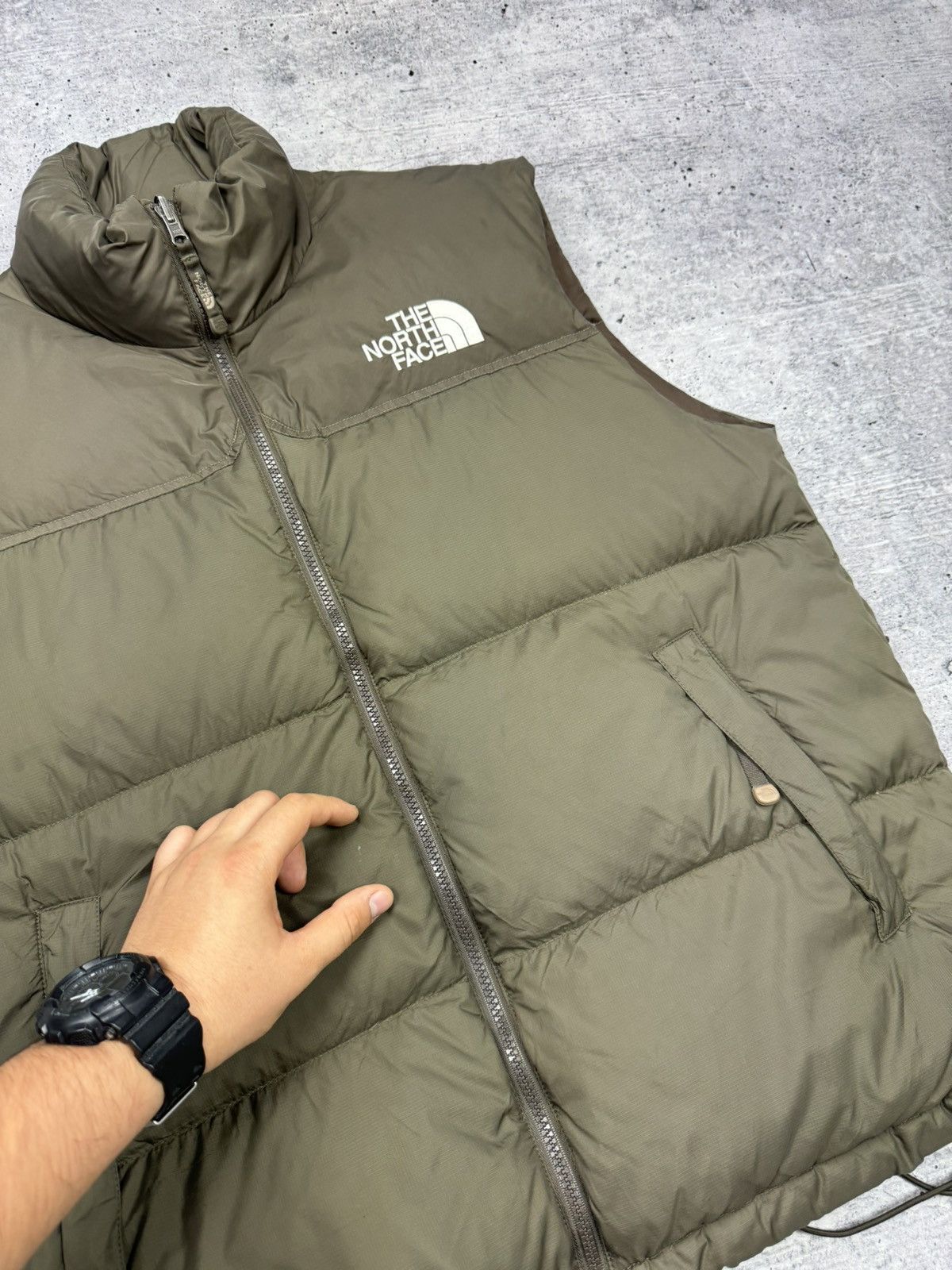 The North Face Vintage Y2K The North Face 700 Down Brown Puffer Vest Jacket Size US L / EU 52-54 / 3 - 7 Thumbnail