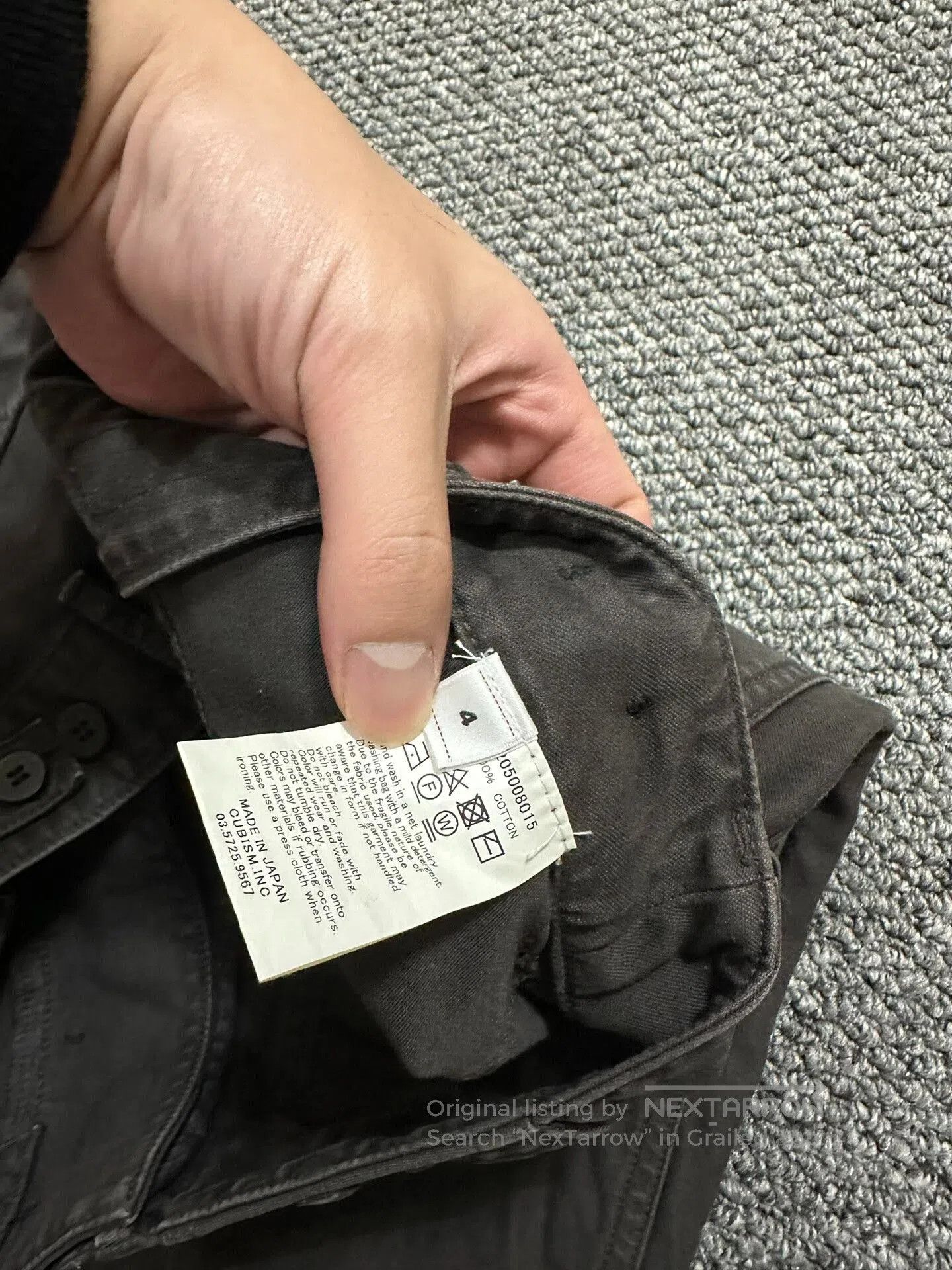 Visvim visvim 24aw alda pants in charcoal black. Size US 34 / EU 50 - 3 Thumbnail
