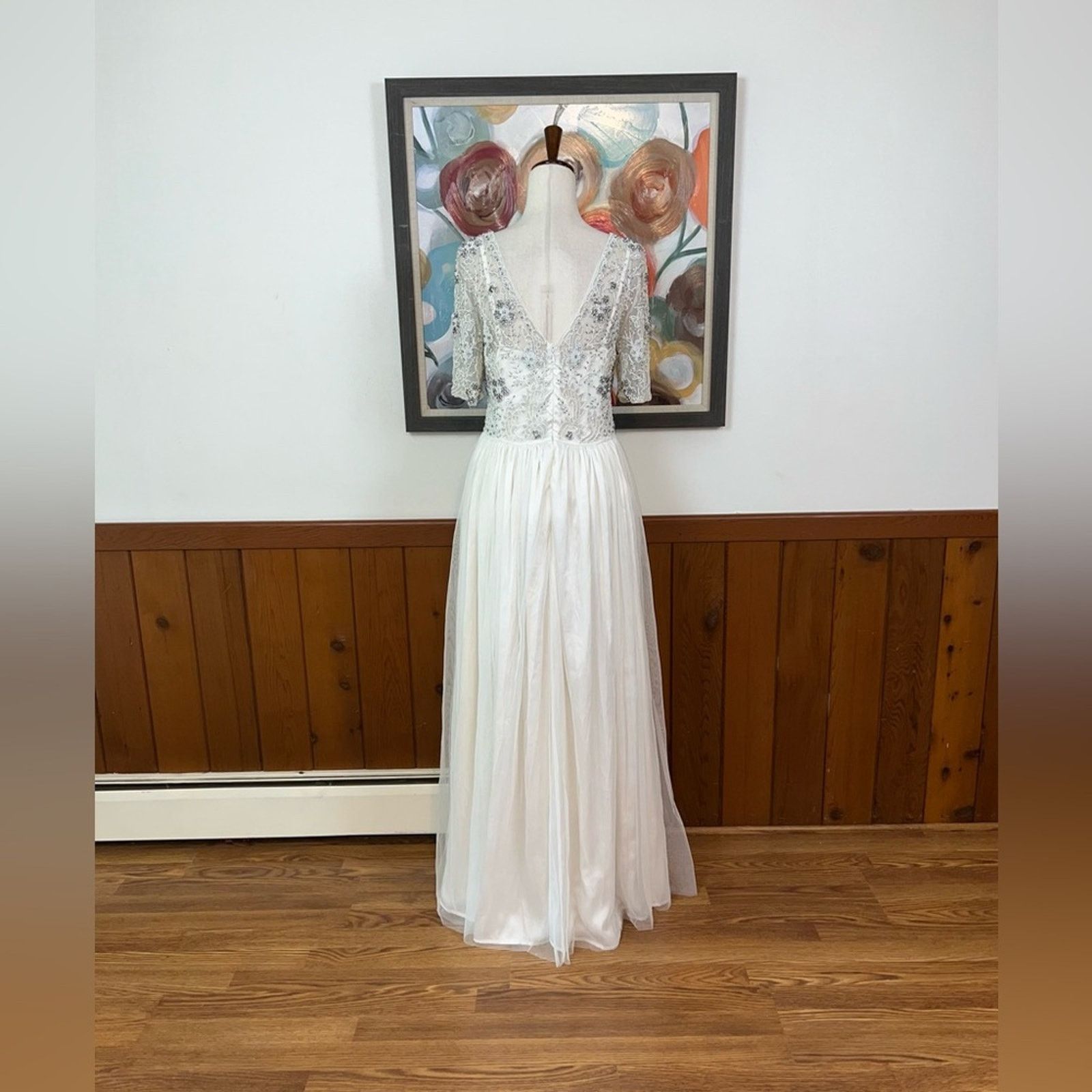 Other Stunning ModCloth Everlasting Romance Wedding Gown! Size L / US 10 / IT 46 - 5 Thumbnail