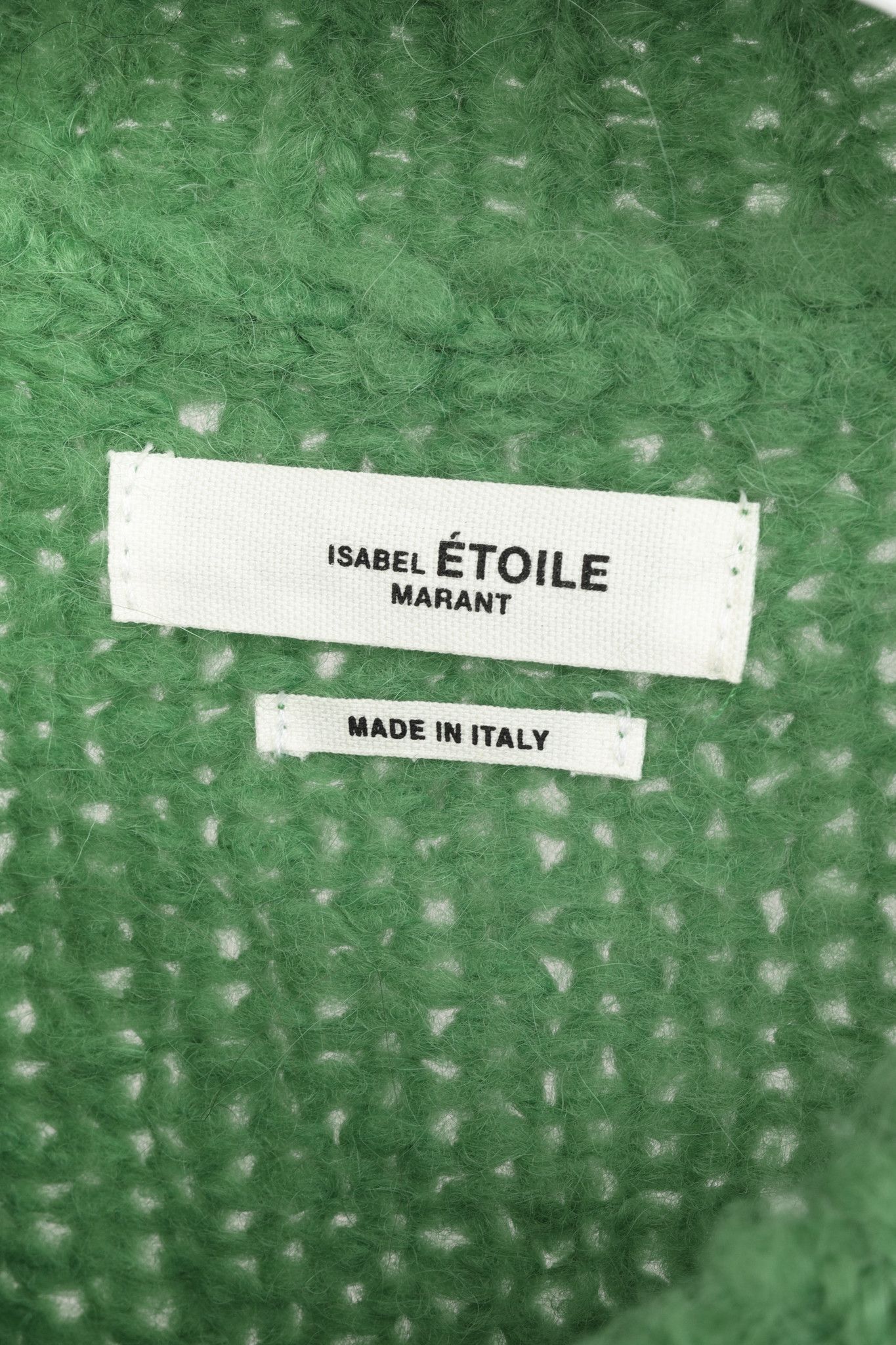 Isabel Marant Etoile Isabel Marant Étoile Green Oversized Alpaca Wool Sweater Size XS / US 0-2 / IT 36-38 - 4 Thumbnail