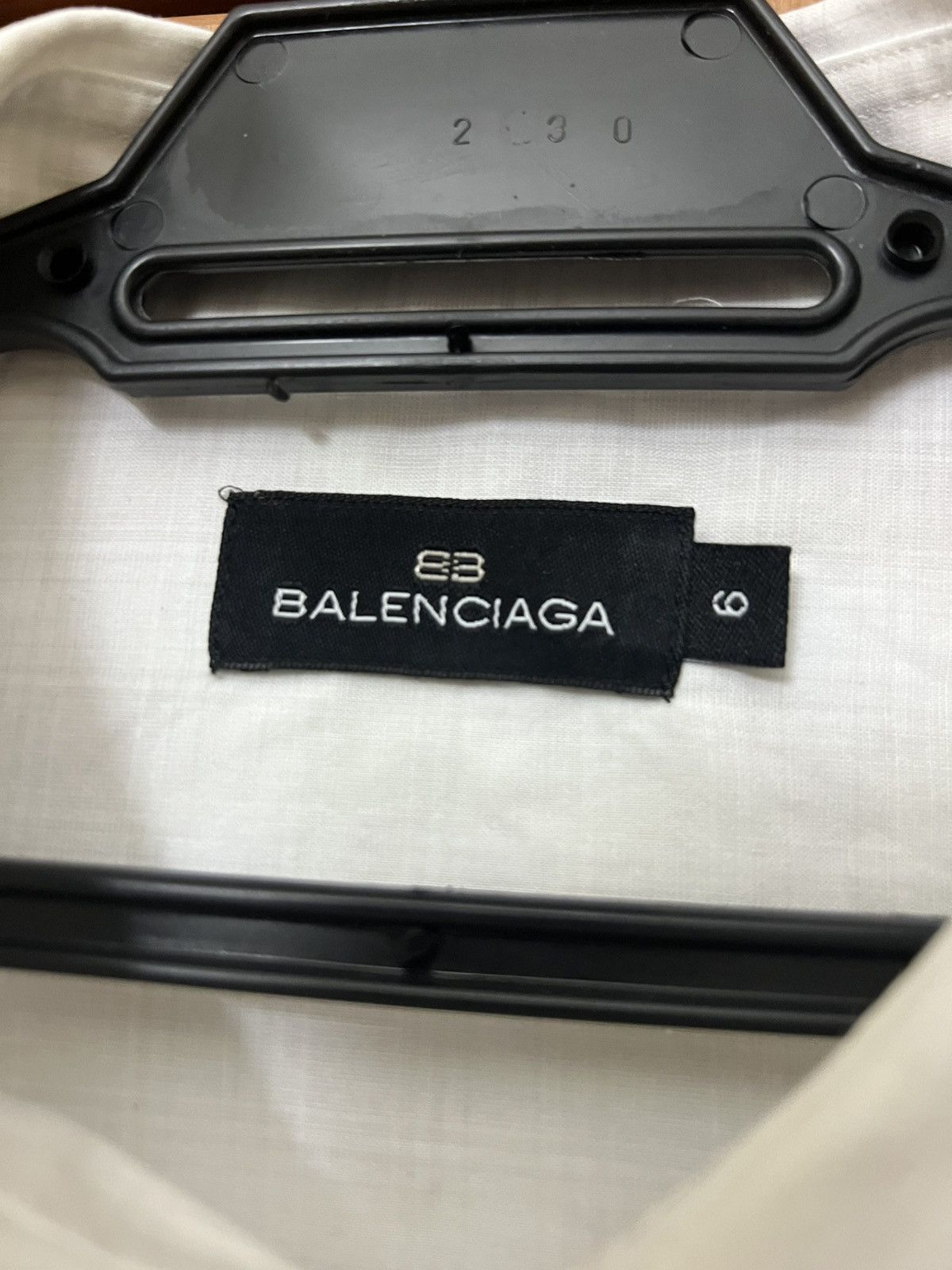 Balenciaga Vintage balenciaga oversize shirt Size US XL / EU 56 / 4 - 4 Thumbnail