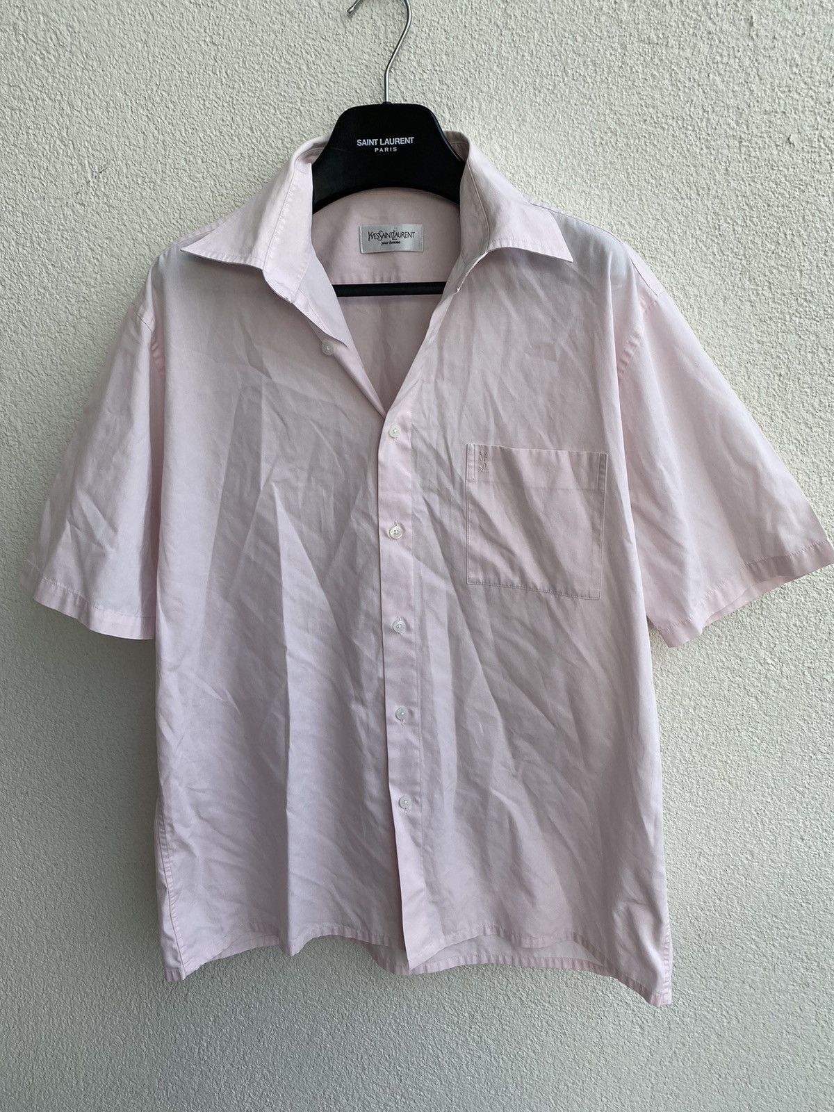 Yves Saint Laurent Summer YSL Shirt Pinky Size US L / EU 52-54 / 3 - 17 Thumbnail