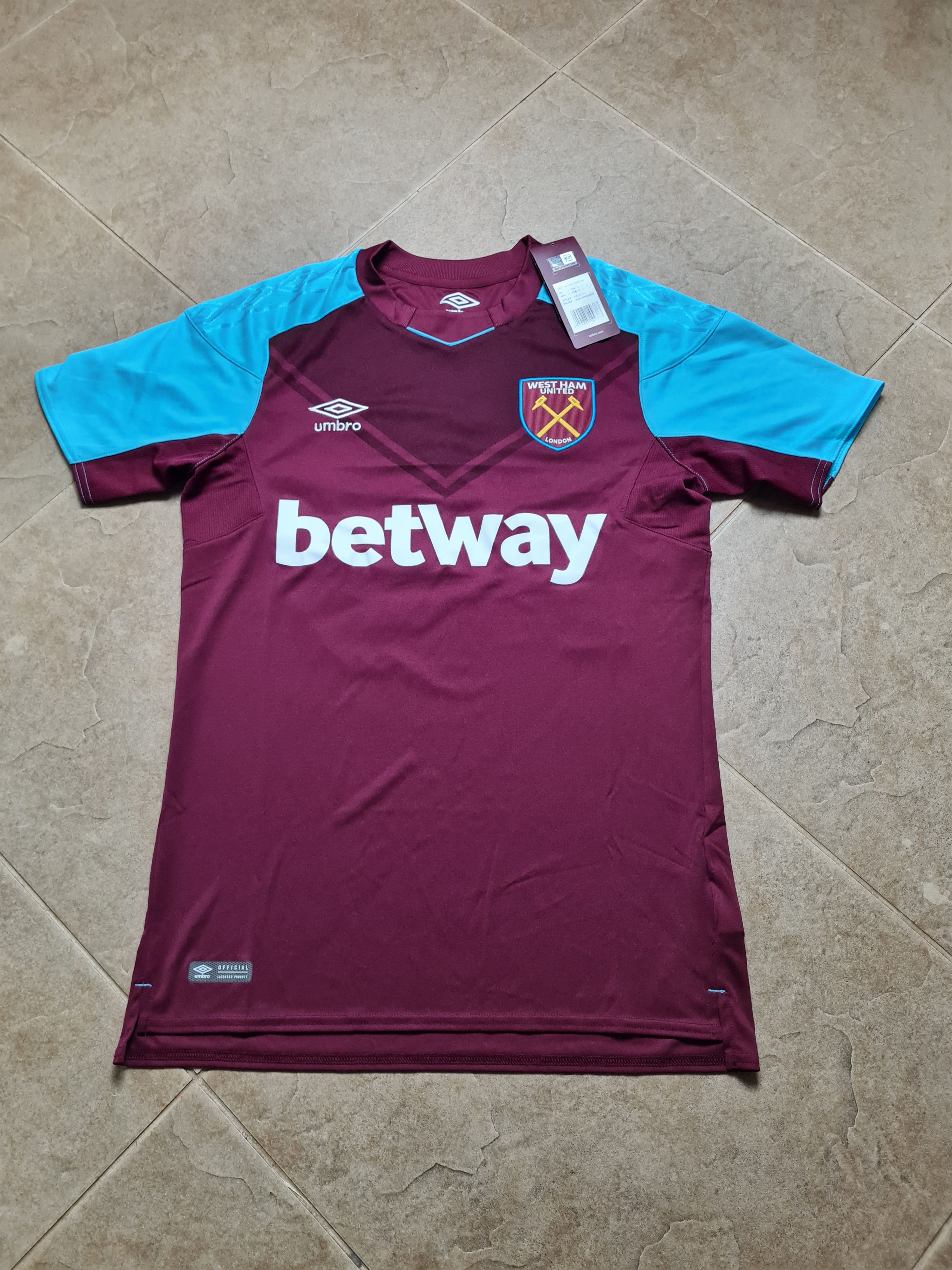 Umbro WEST HAM UNITED 2017-18 shirt trikot maglia camiseta #70 Size US S / EU 44-46 / 1 - 3 Thumbnail