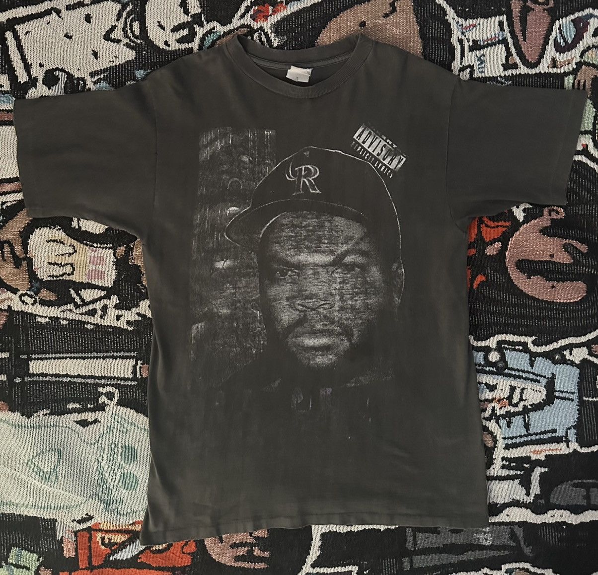 Vintage Vintage Ice Cube Lethal Injection NWA Rap Tee Size US XL / EU 56 / 4 - 2 Thumbnail