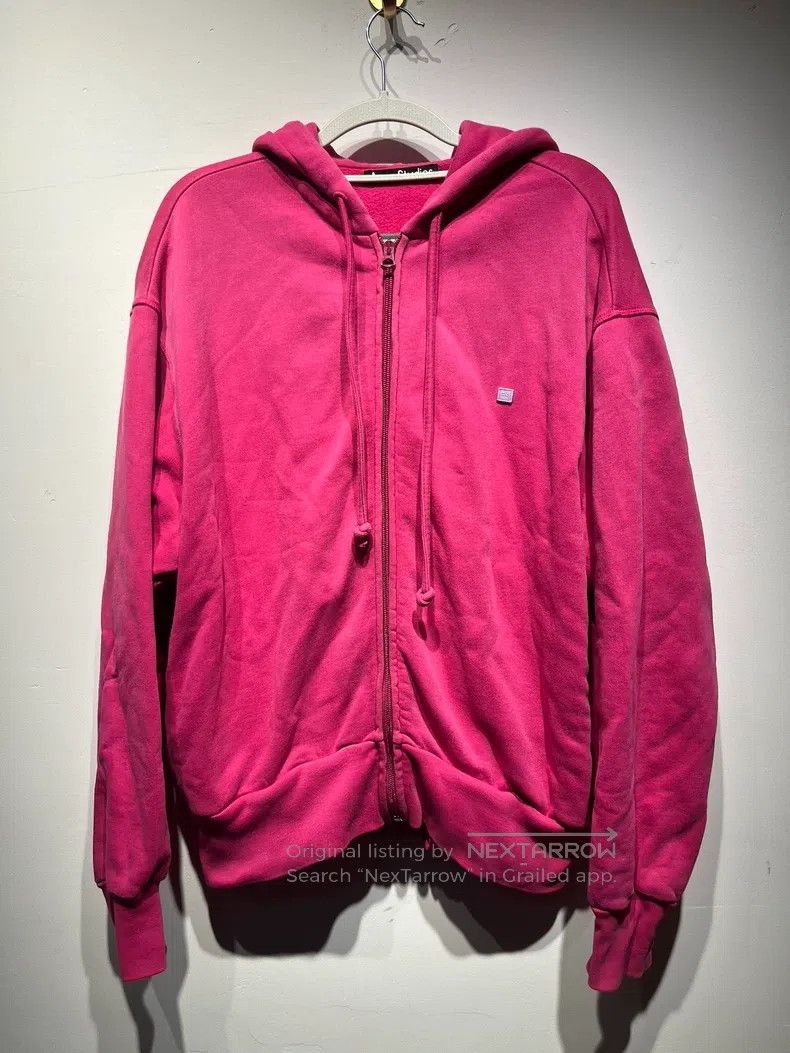 Acne Studios Acne Studios Solid color hooded long-sleeve cotton sweater Size XXS / US 00 / IT 34 - 1 Thumbnail