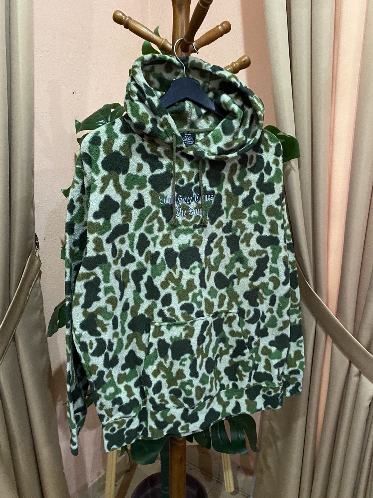 Japanese Brand × Vintage VINTAGE DIG DEEP DRAGON CAMO FLEECE PULLOVER HOODIE Size US L / EU 52-54 / 3 - 5 Thumbnail