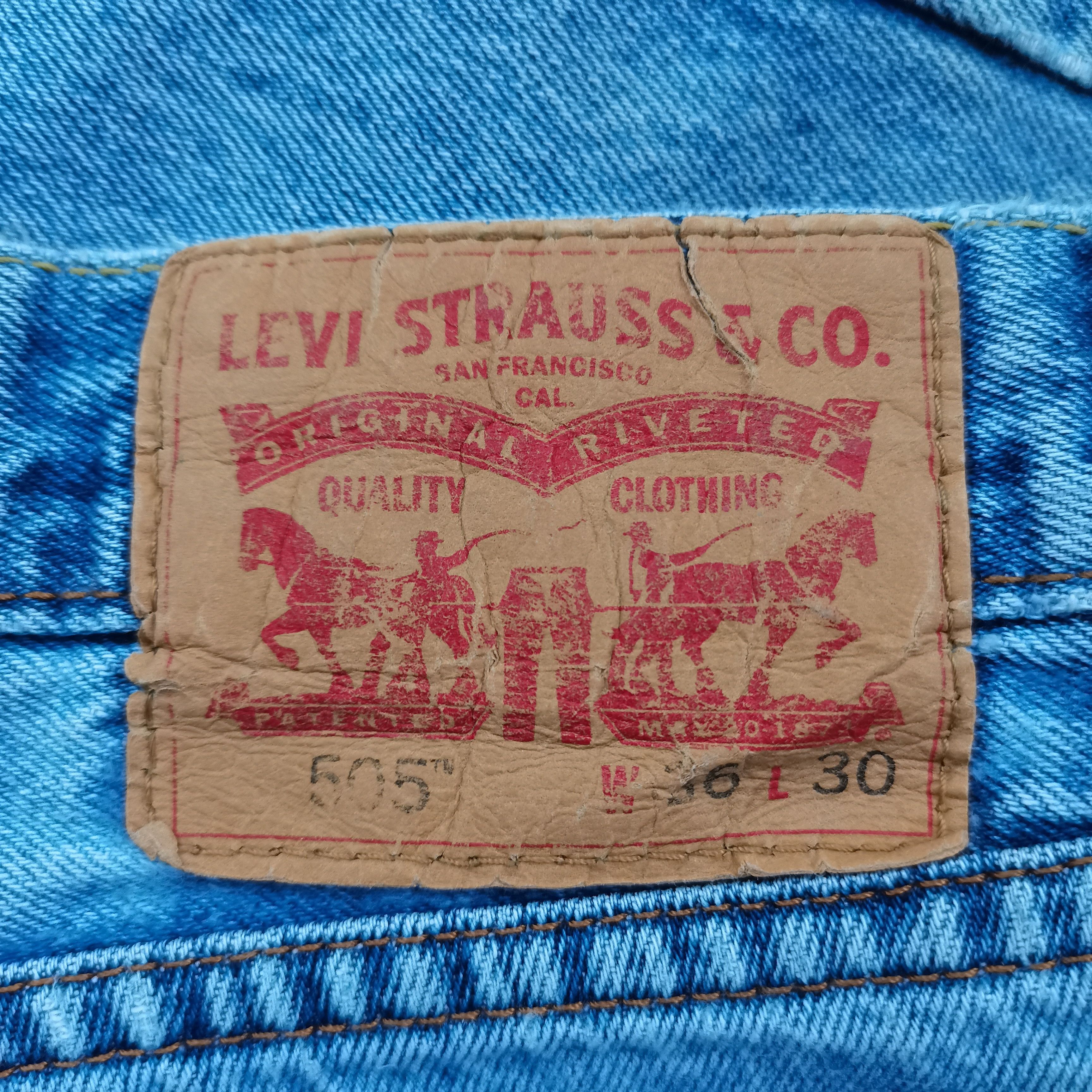 Levi's Vintage LEVI'S 505 Denim Pants Made In Egypt 36 X 30 Size US 36 / EU 52 - 14 Thumbnail