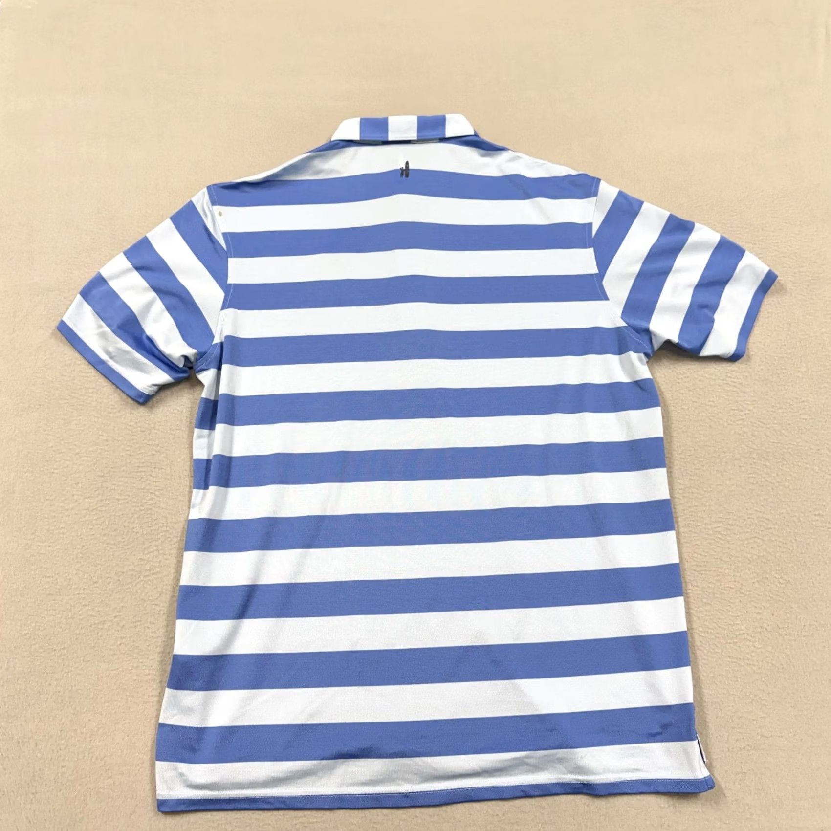 johnnie-O johnnie-O Polo Shirt Mens L Blue Stripe CVC 1909 Golf Performance Stretch Polo Shirt Polo Shirt Mens L Blue Stripe CVC 1909 Golf Performance Stretch Size US L / EU 52-54 / 3 - 5 Thumbnail