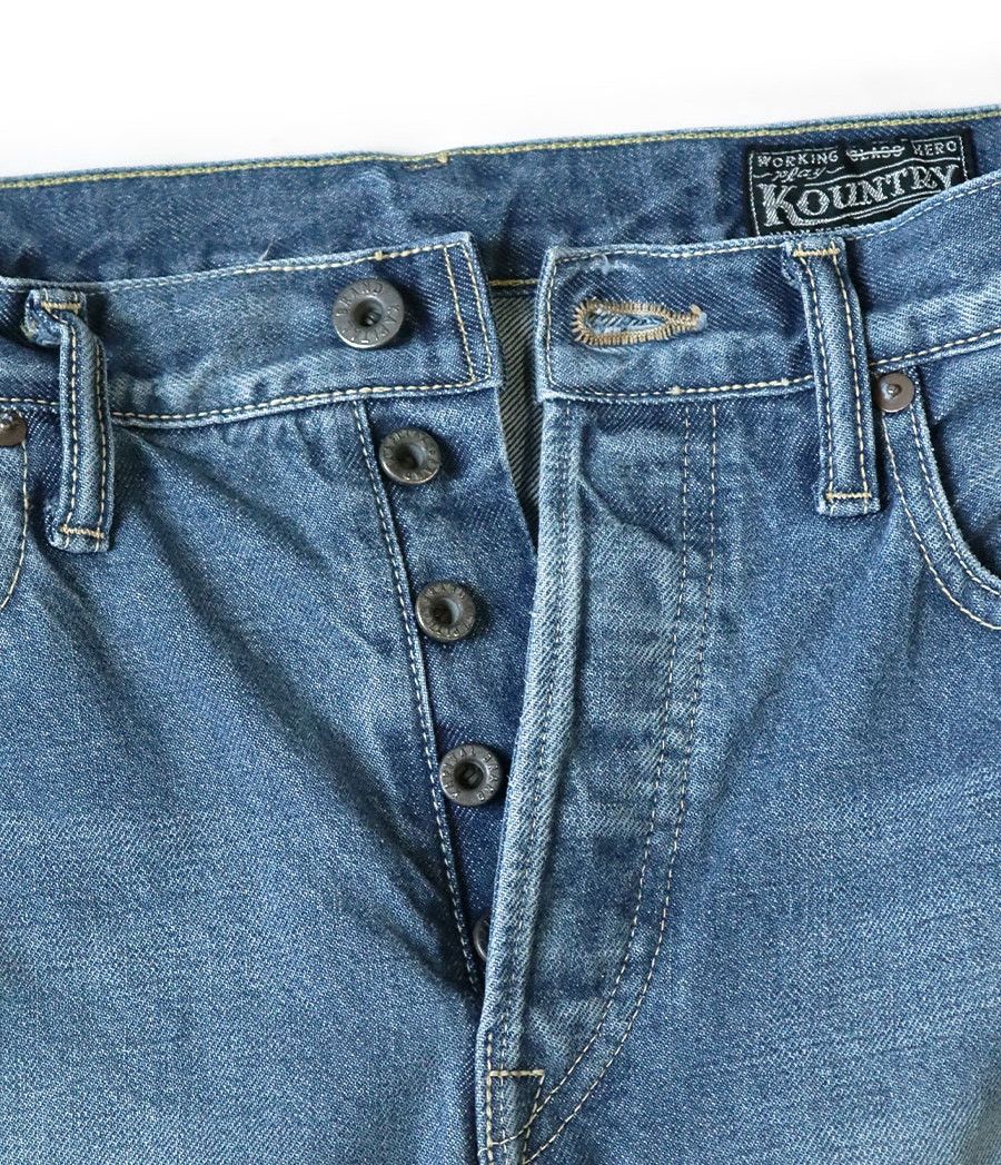 Kapital KAPITAL 14oz indigo denim pants monkey cisco jeans 3year 36 Size US 36 / EU 52 - 16 Thumbnail