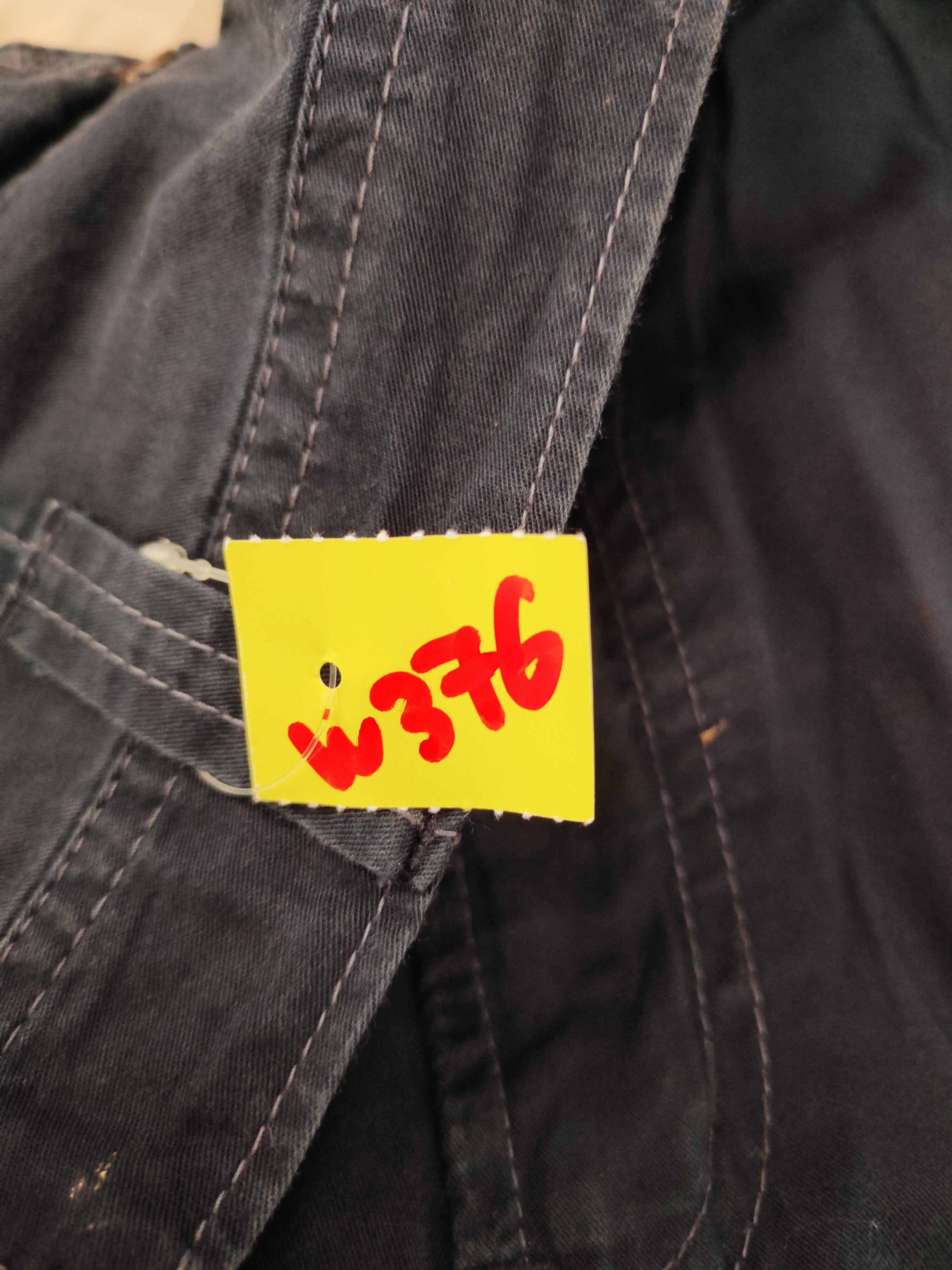 Japanese Brand GW Navy Faded Multipocket Tactical Cargo Pants #W376 Size US 33 - 16 Thumbnail