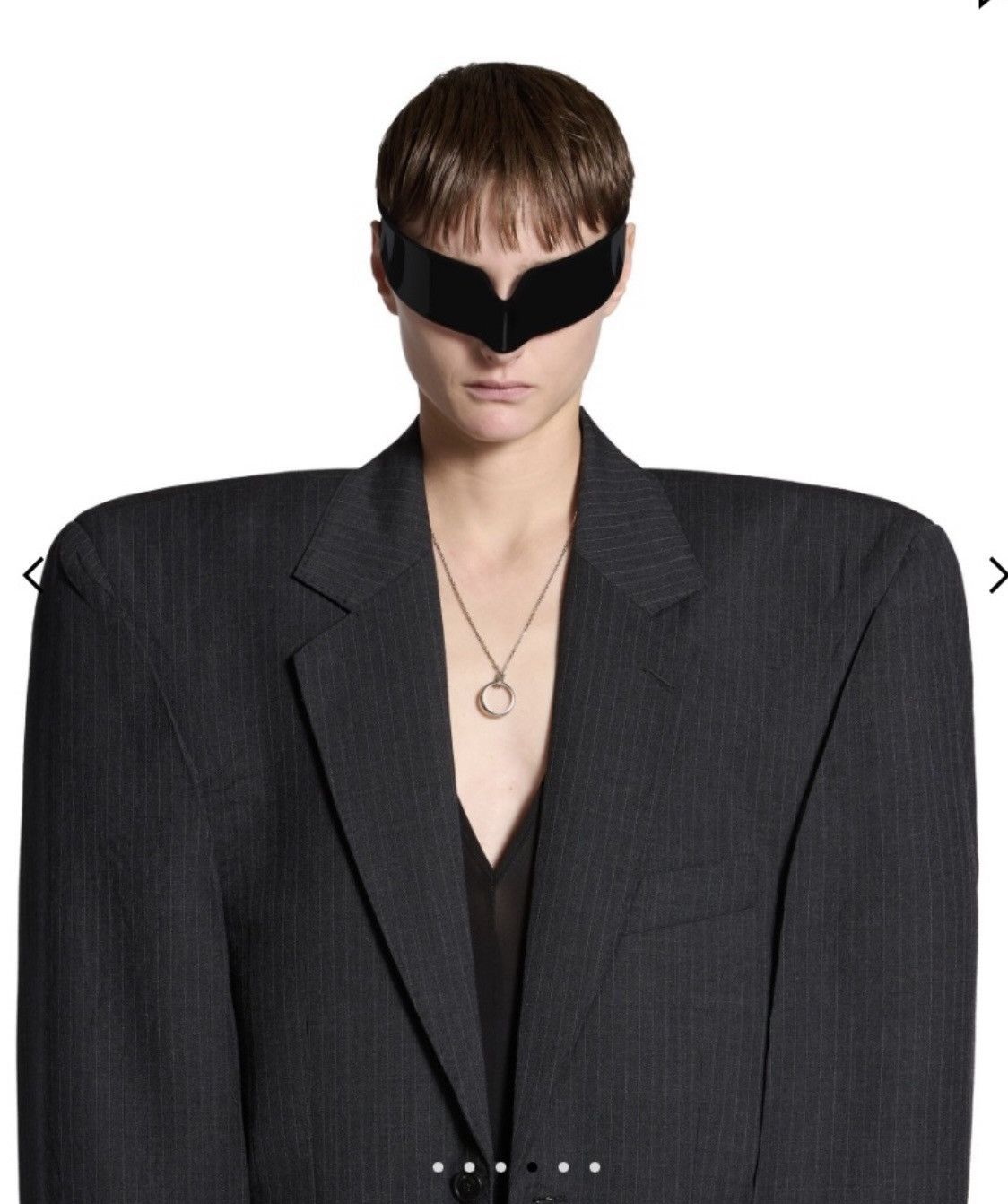 Balenciaga BALENCIAGA CUT AWAY BOXY JACKET Size S / US 4 / IT 40 - 9 Thumbnail