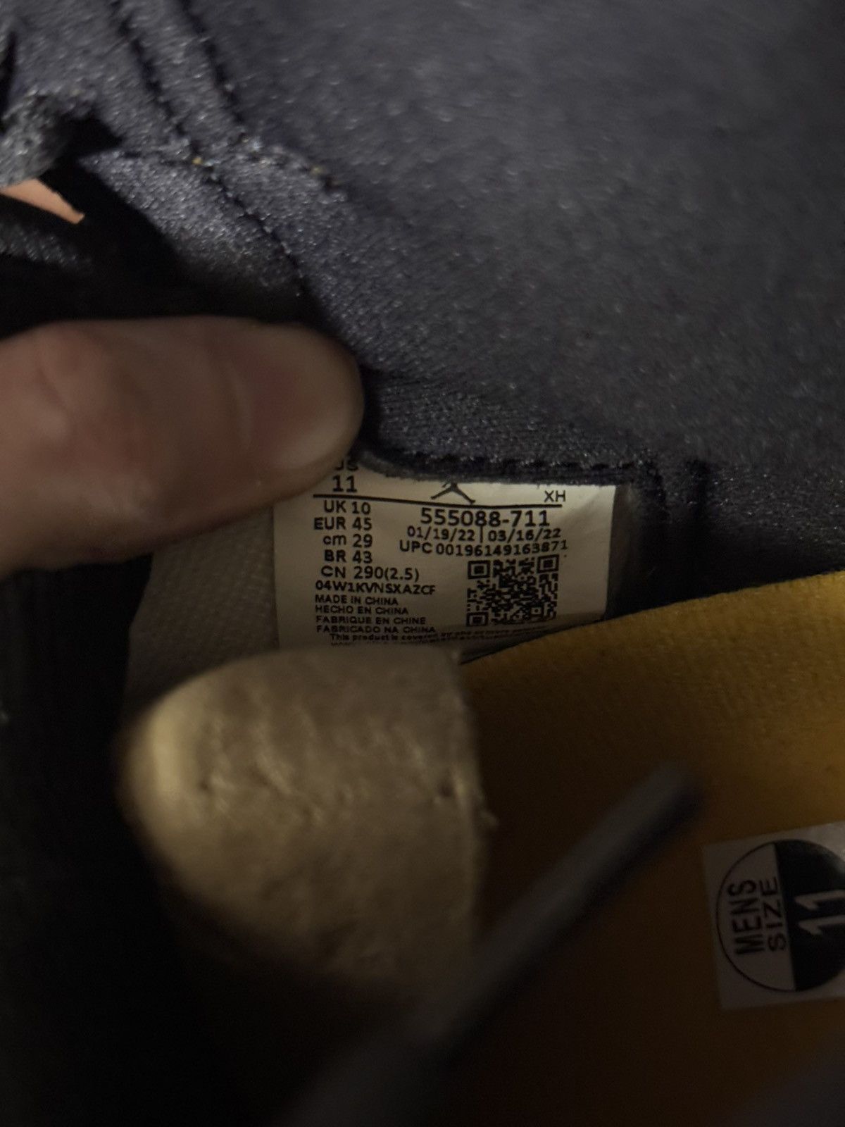 Jordan Brand × Nike Jordan 1 Taxi Yellow Size 11 (555088-711) 🧼 Size US 11 / EU 44 - 15 Thumbnail