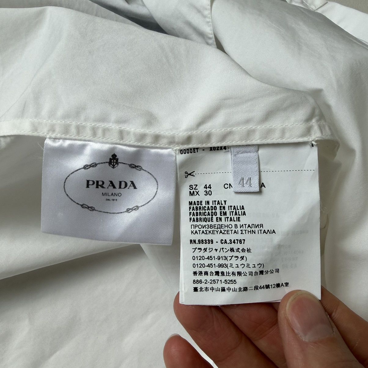 Prada S/S 19 ‘Red Rose Stencil’ Print Shirt Size US L / EU 52-54 / 3 - 11 Thumbnail