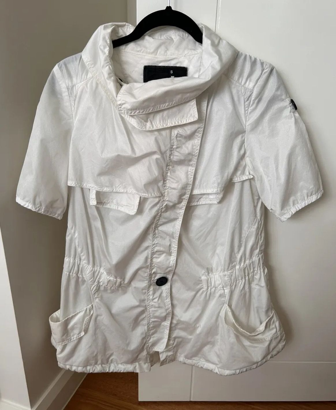 G-Star G-Star Raw NYC Portman Coat Jacket Honeycomb White Small Size S / US 4 / IT 40 - 1 Thumbnail