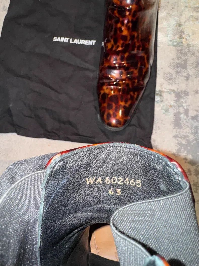 Saint Laurent Paris Saint Laurent Paris Leopard Print Chelsea Boots Size US 10 / EU 43 - 6 Thumbnail